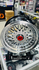 16” AS MESH BB5  4/100 & 5/100 multi pcd SILVER