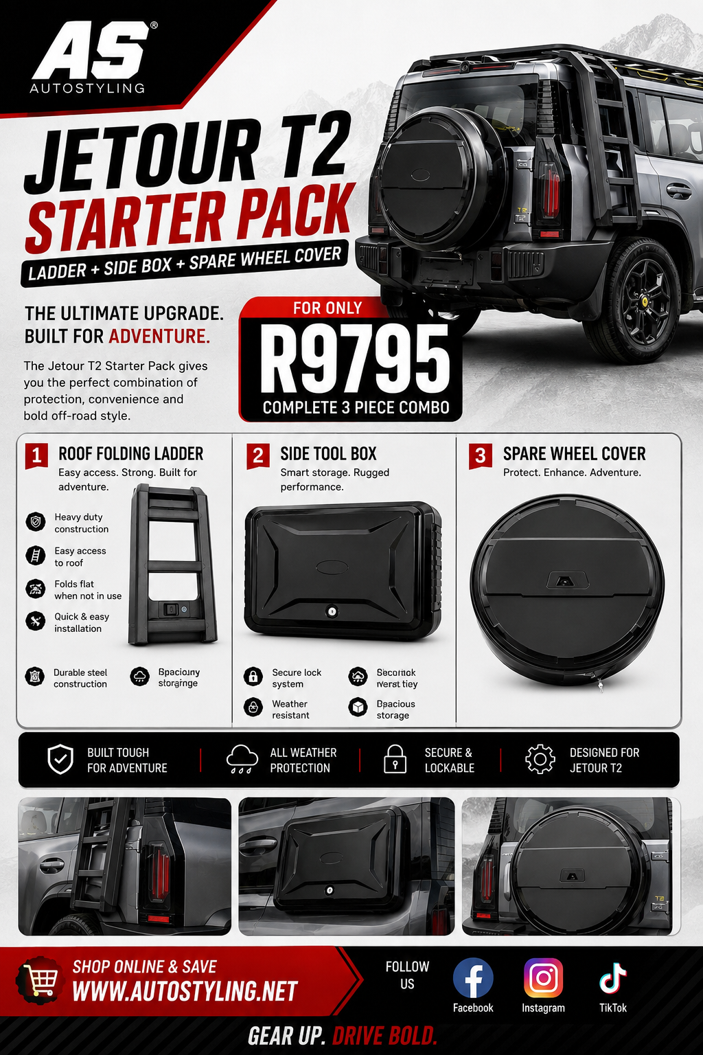 Jetour T2 (25-On) STARTER PACK COMBO