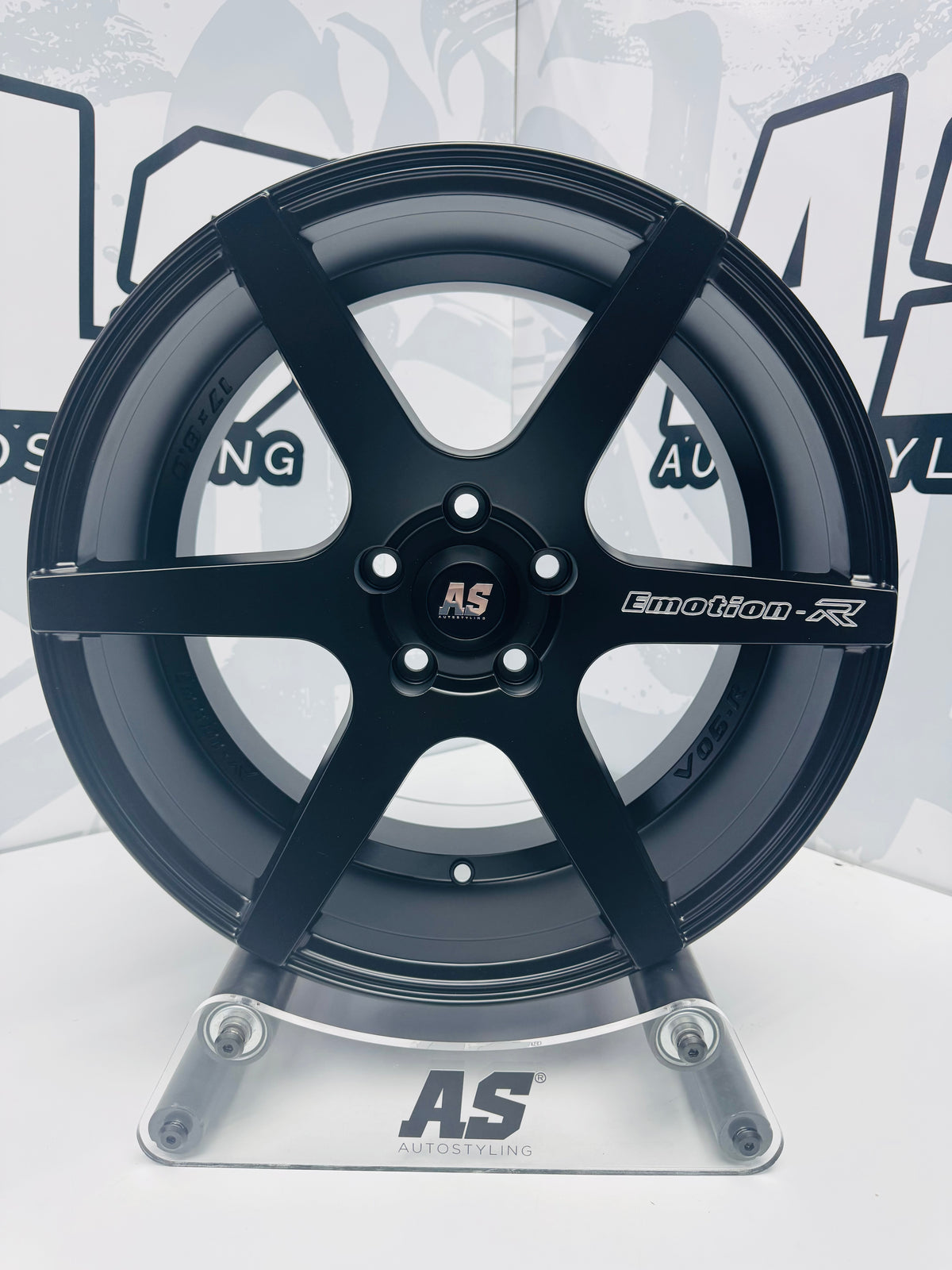 17” AS-EVO 5x108 MATT BLACK RIMS