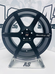 17” AS-EVO 5x108 MATT BLACK RIMS
