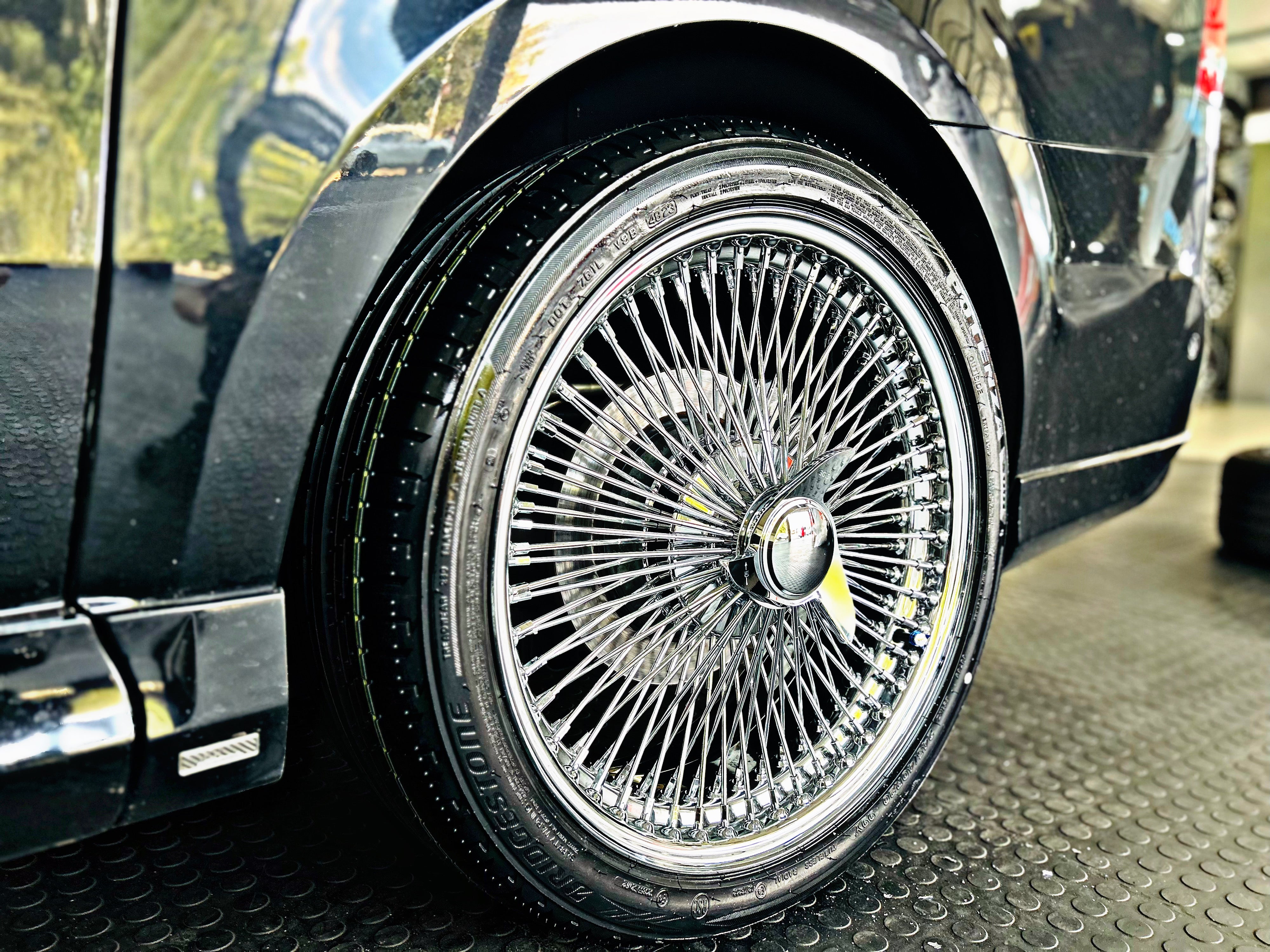 20” AS - 1000 SPOKE WIRE WHEEL FITS ALL CARS