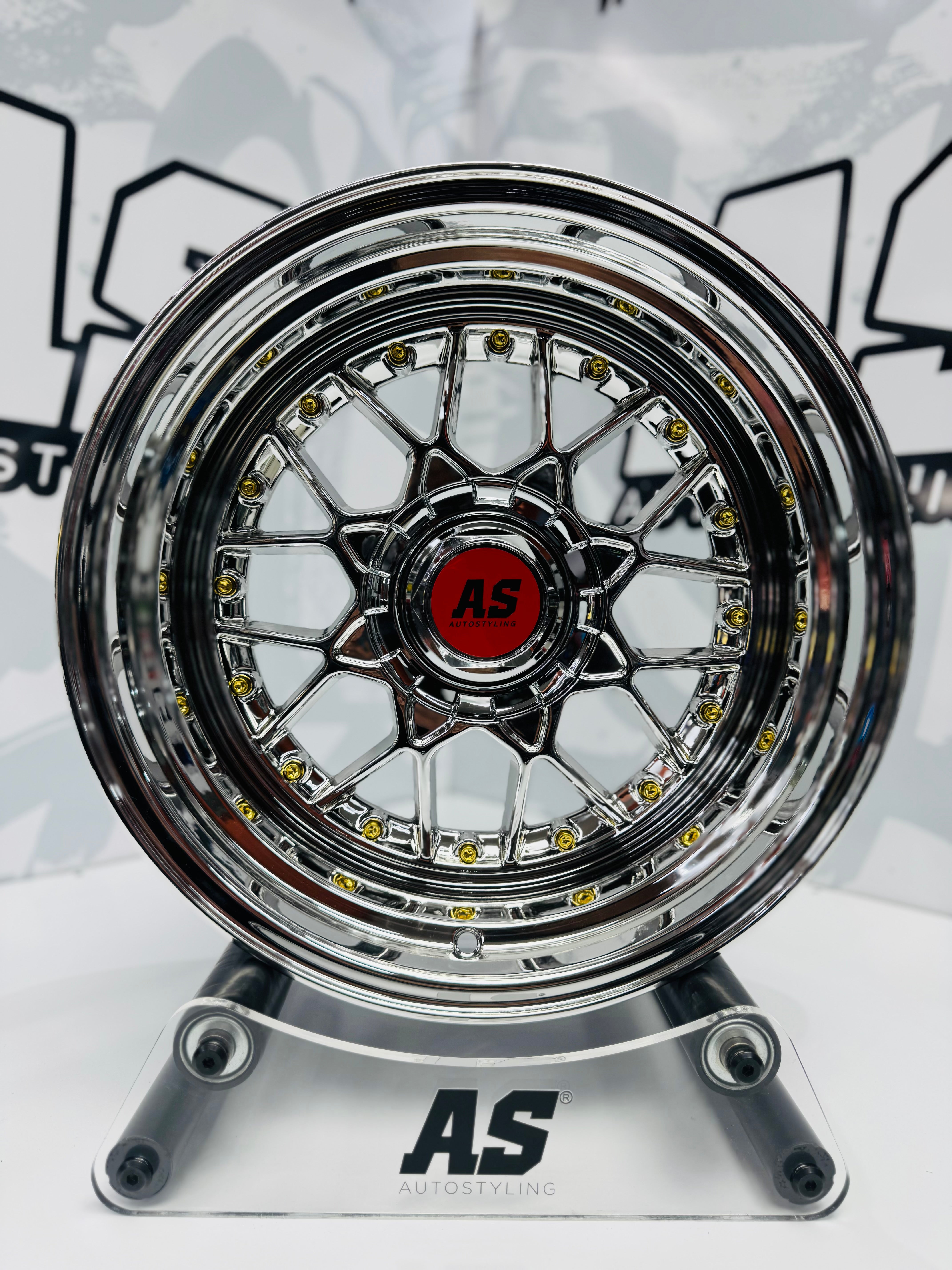 16” AS-RC CHROME 4x100 & 5x100 multi hole