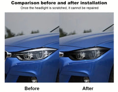 BMW F30 HEADLIGHT TINT SMOKED PRECUT