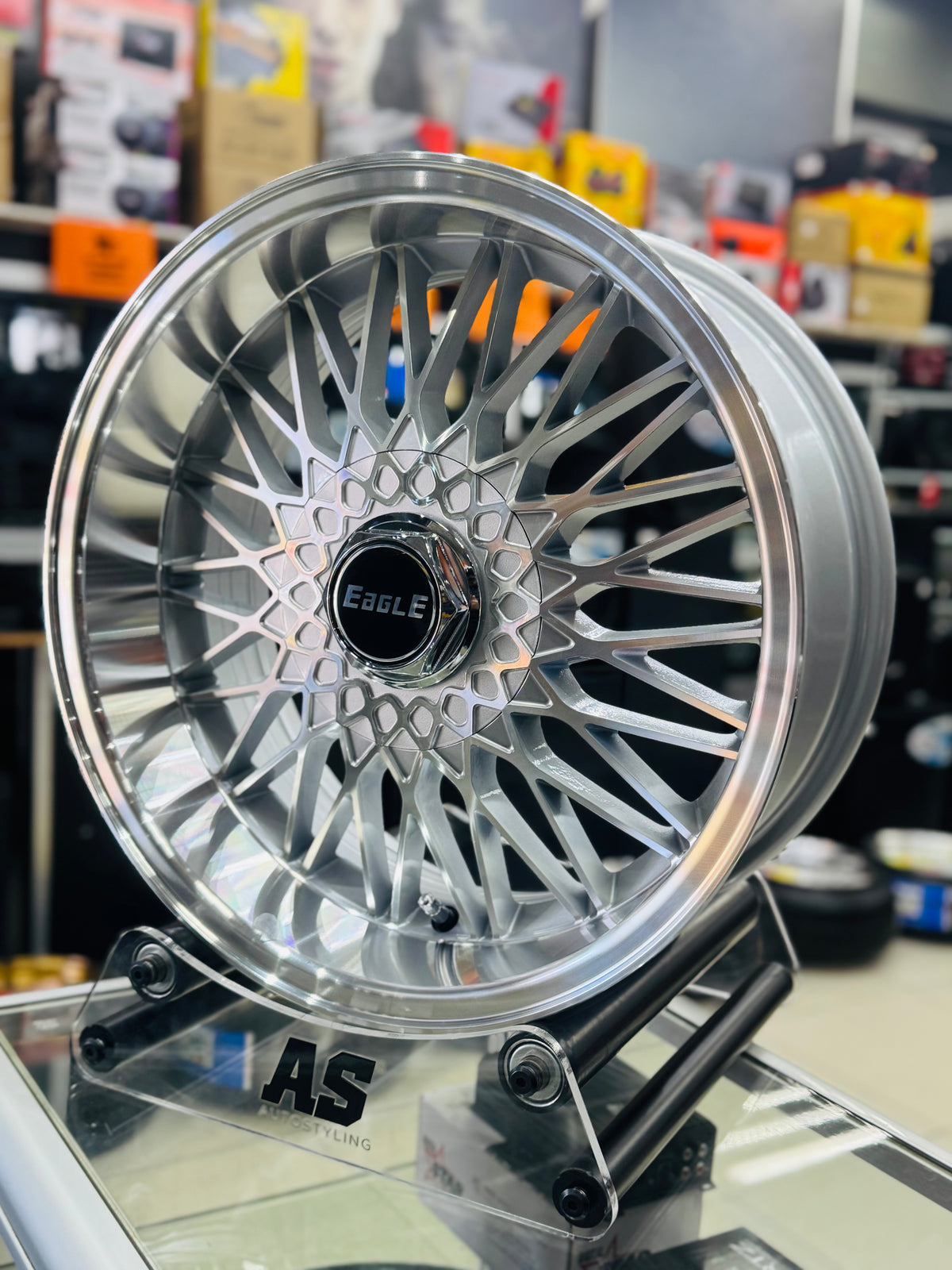 17” AS- EAGLE DEEP DISH  staggered fit 4/100 & 4/114