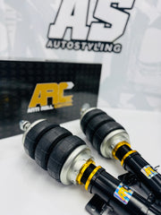 POLO 9n (bujwa)  ARC  AIR SUSPENSION STRUTS FRONTS HEIGHT ADJUSTABLE