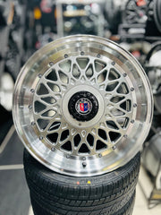 17'' AS-P- MESH 4/100 4/108 SILVER WHEELS