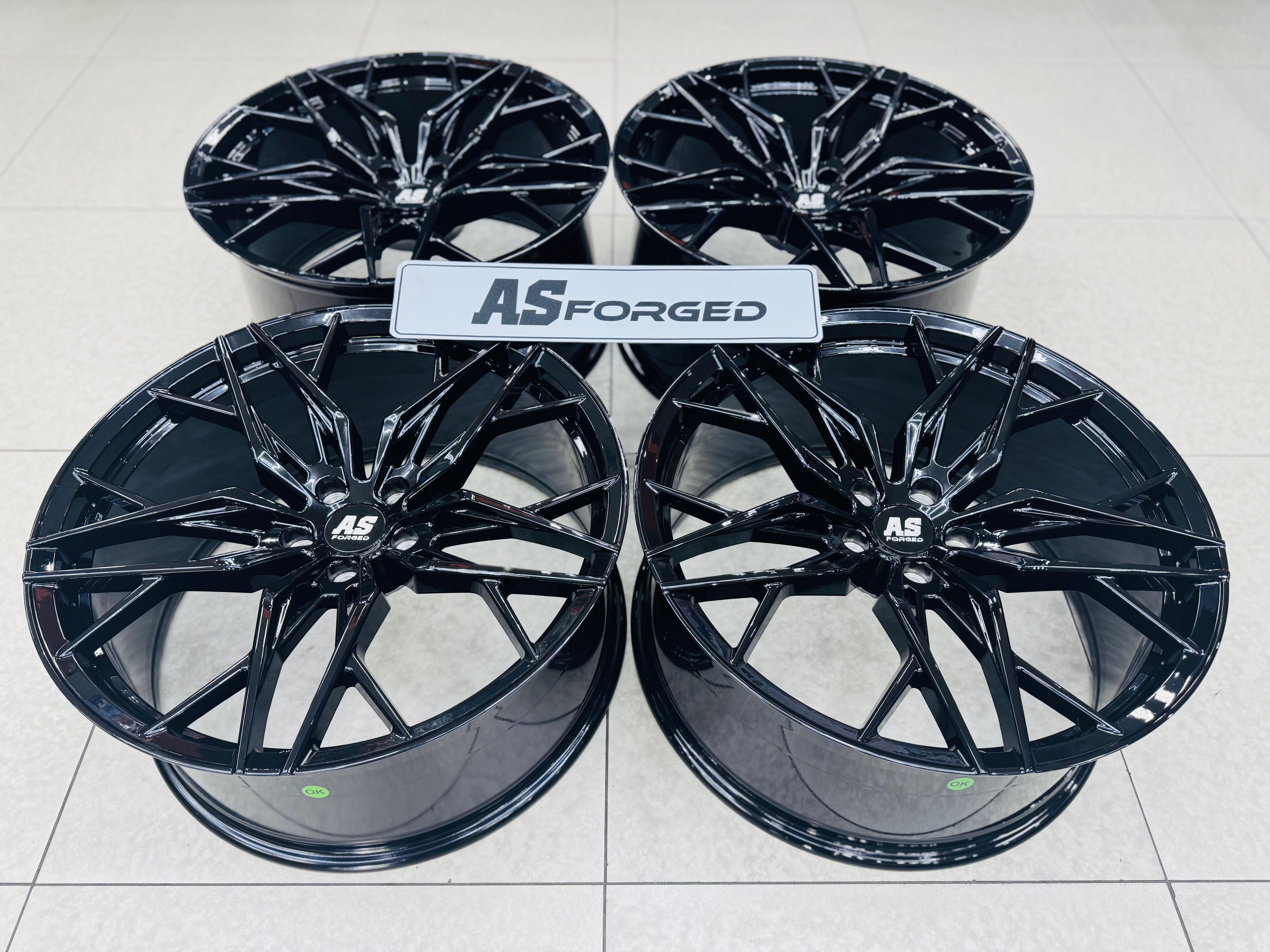 22”  AS-035 FORGED BMW  X5 RIMS 5/120 GLOSS BLACK - Autostyling Klerksdorp