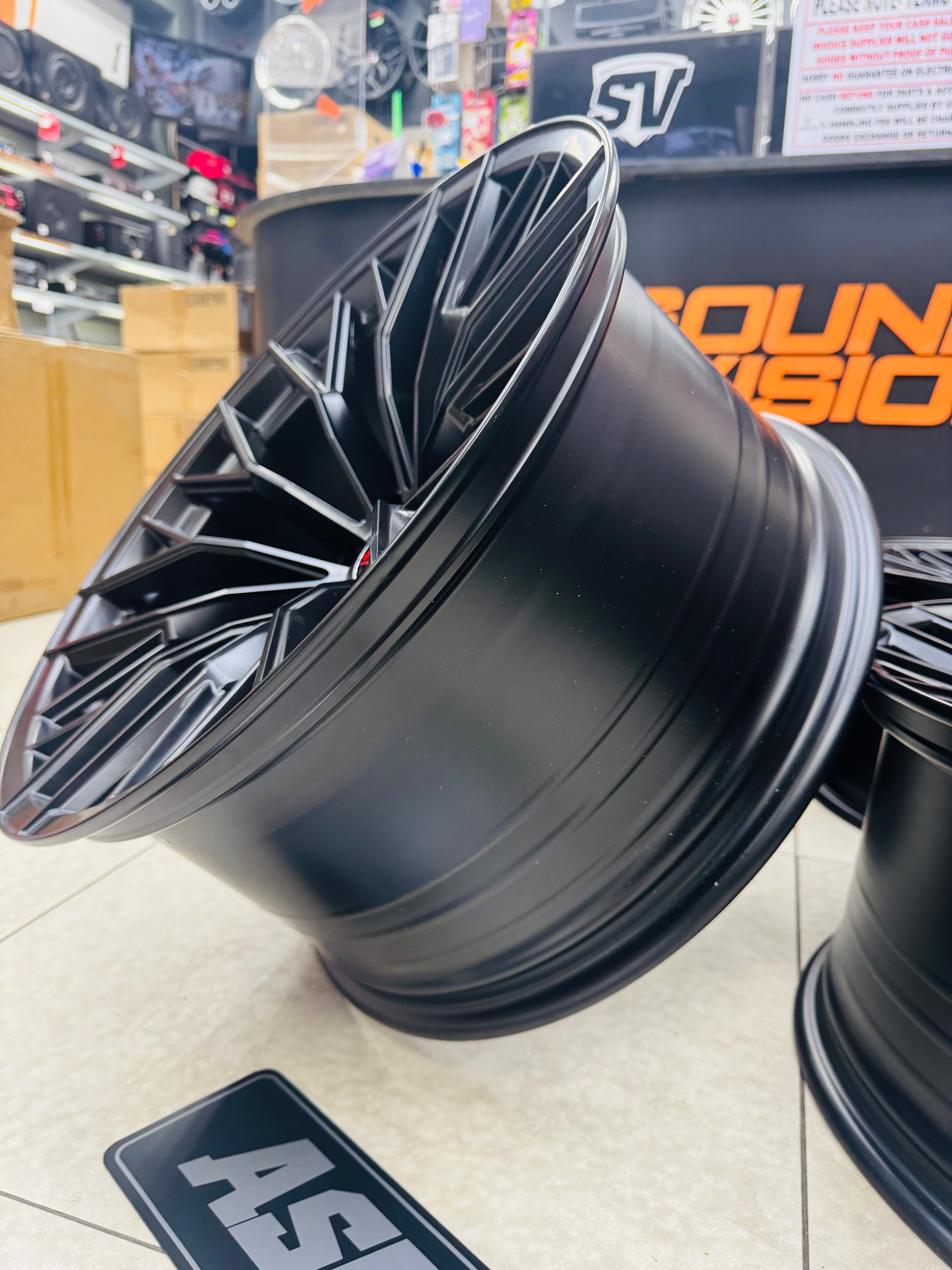 20” CONCAVO 06 MATT BLACK BAKKIE RIMS 6/139 PCD