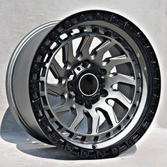 17” AS-F87H973D GM 4x4 rims  6/139 PCD GUNMETAL