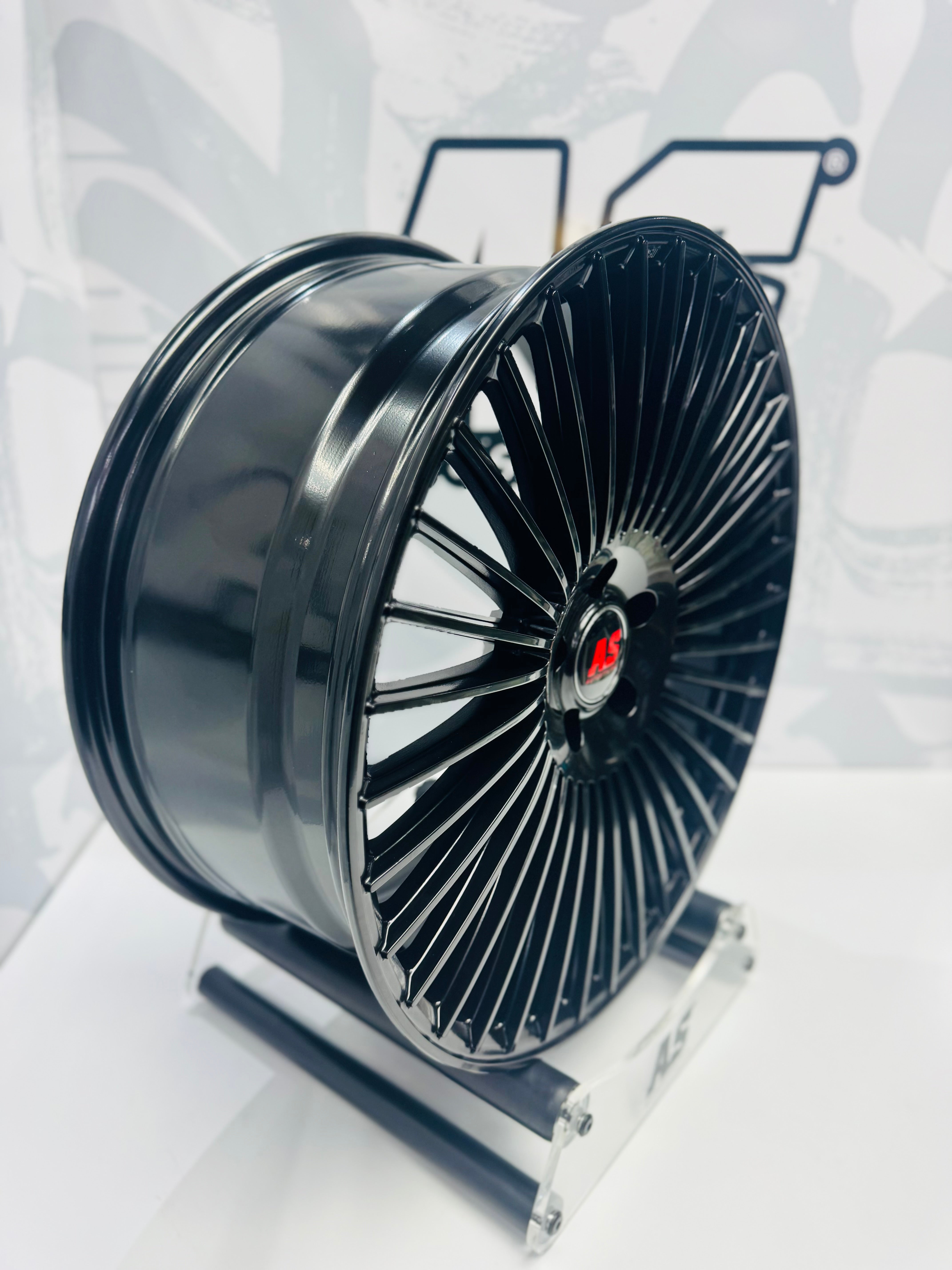 20″ 5/112 Velvet Black Alloy Wheels