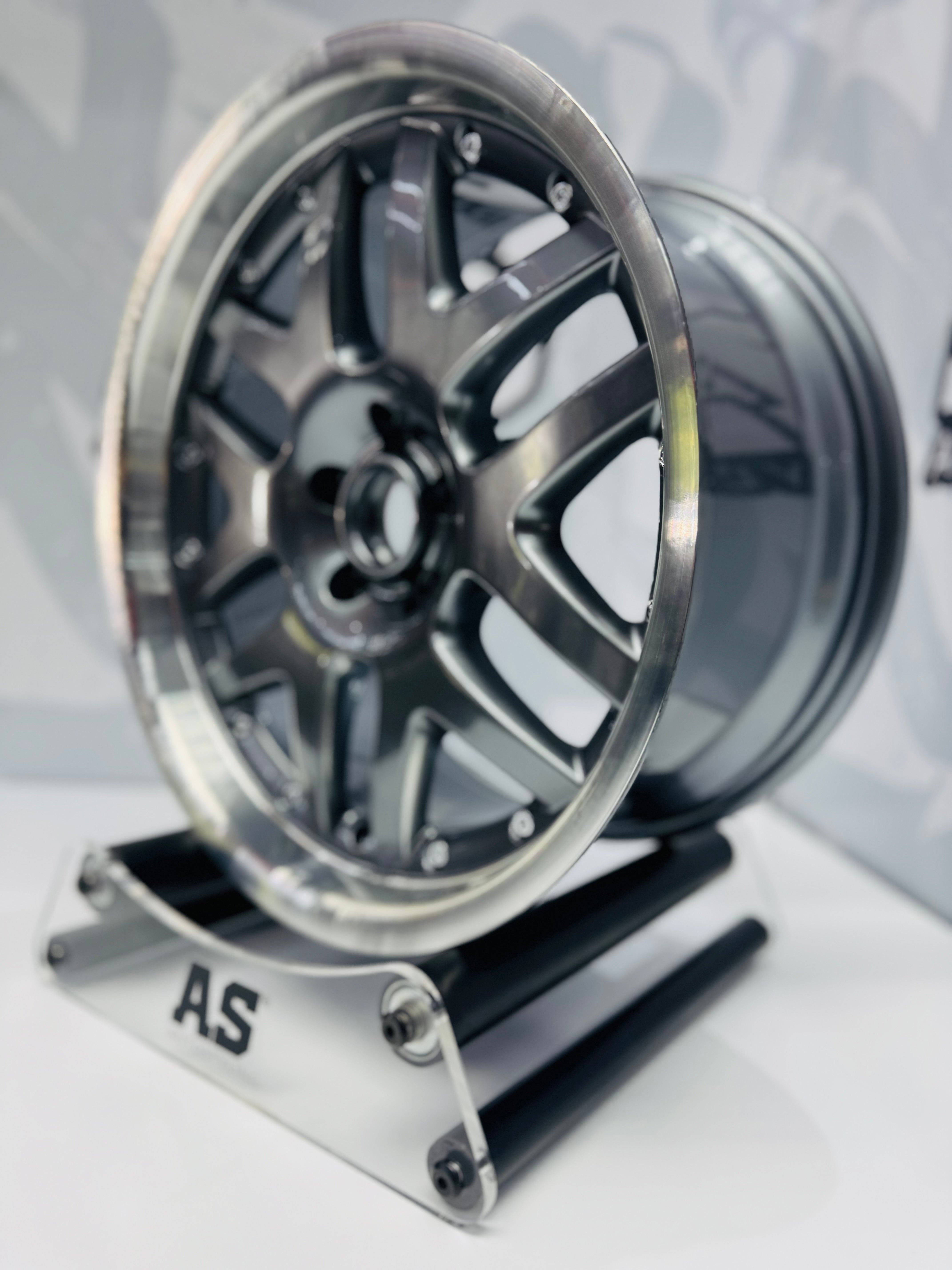 17" AS- TDI SAN MARINO REPS 5/100 GUNMETAL WHEELS