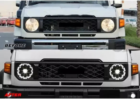 Toyota Land Cruiser 79 Series 2024 LED Aussie style Replacement Headlights