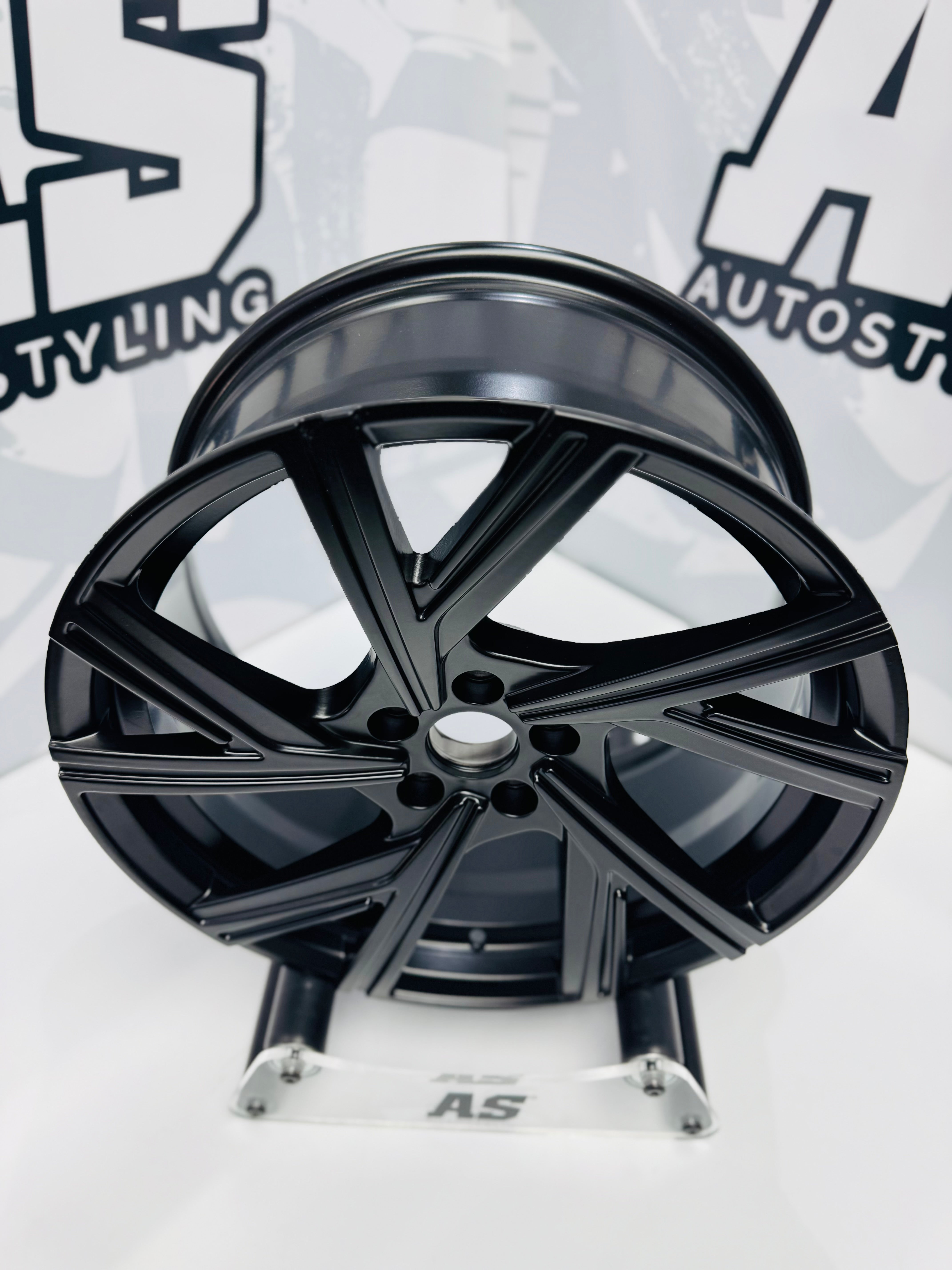 17” AS- BERGAMO 5/100 MATT BLACK RIMS