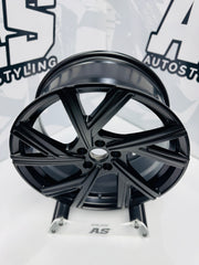 17” AS- BERGAMO 5/100 MATT BLACK RIMS