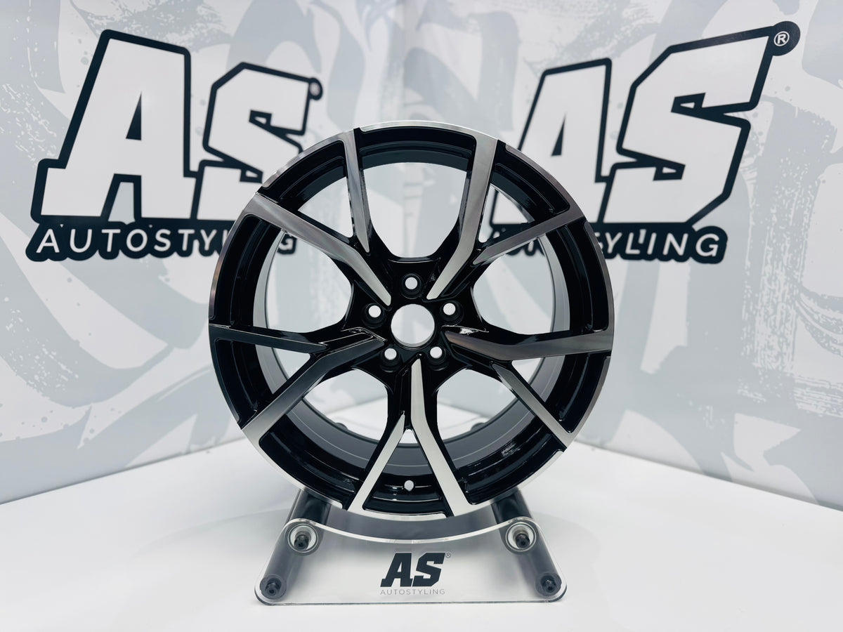 17” AS- G8R 20 POLO 5/100 BLACK MACHINE FACE