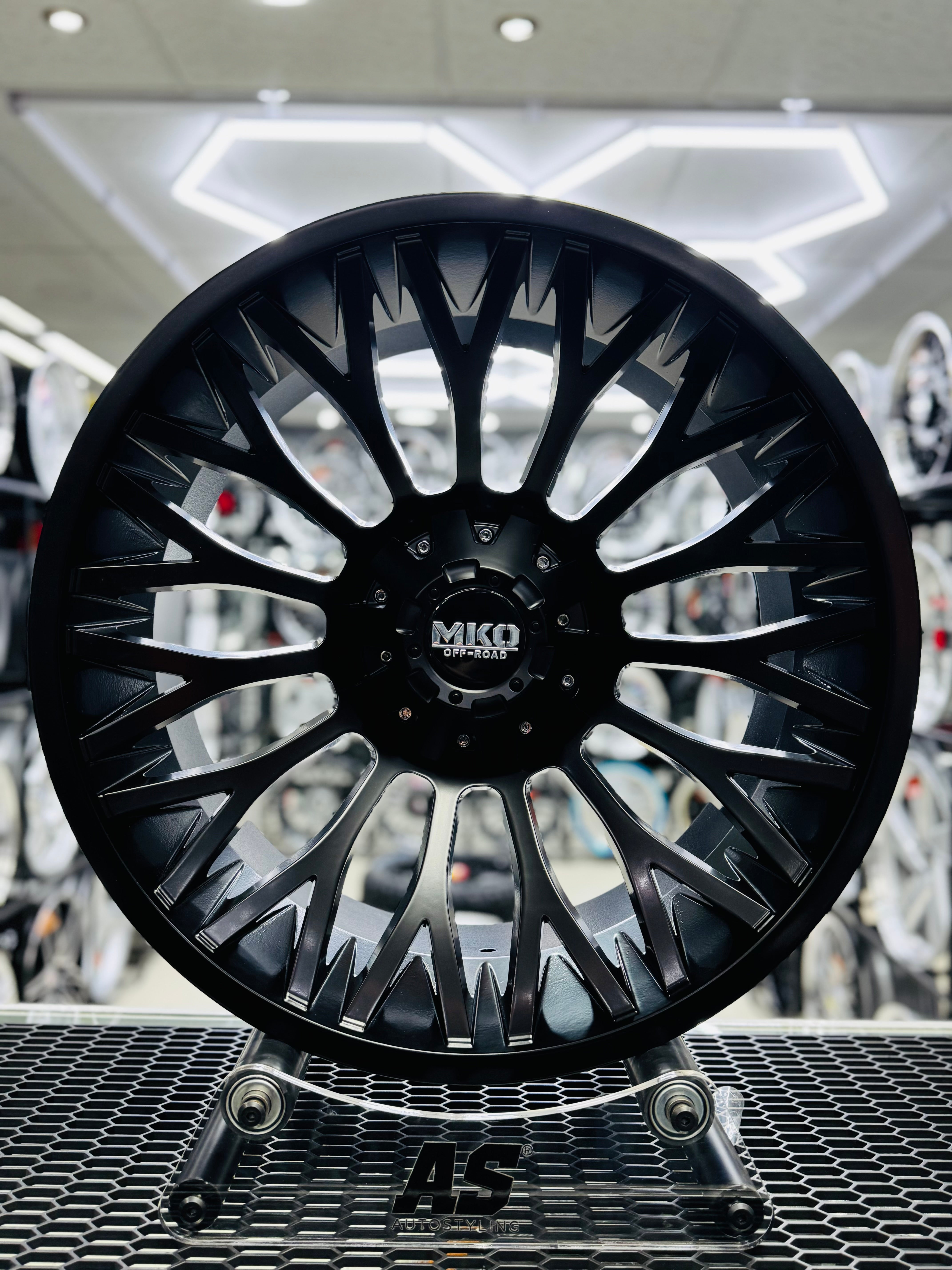 20” MKO OFF-ROAD AS-F661014 20X10J GLOSS Matt black bakkie 4x4 rims