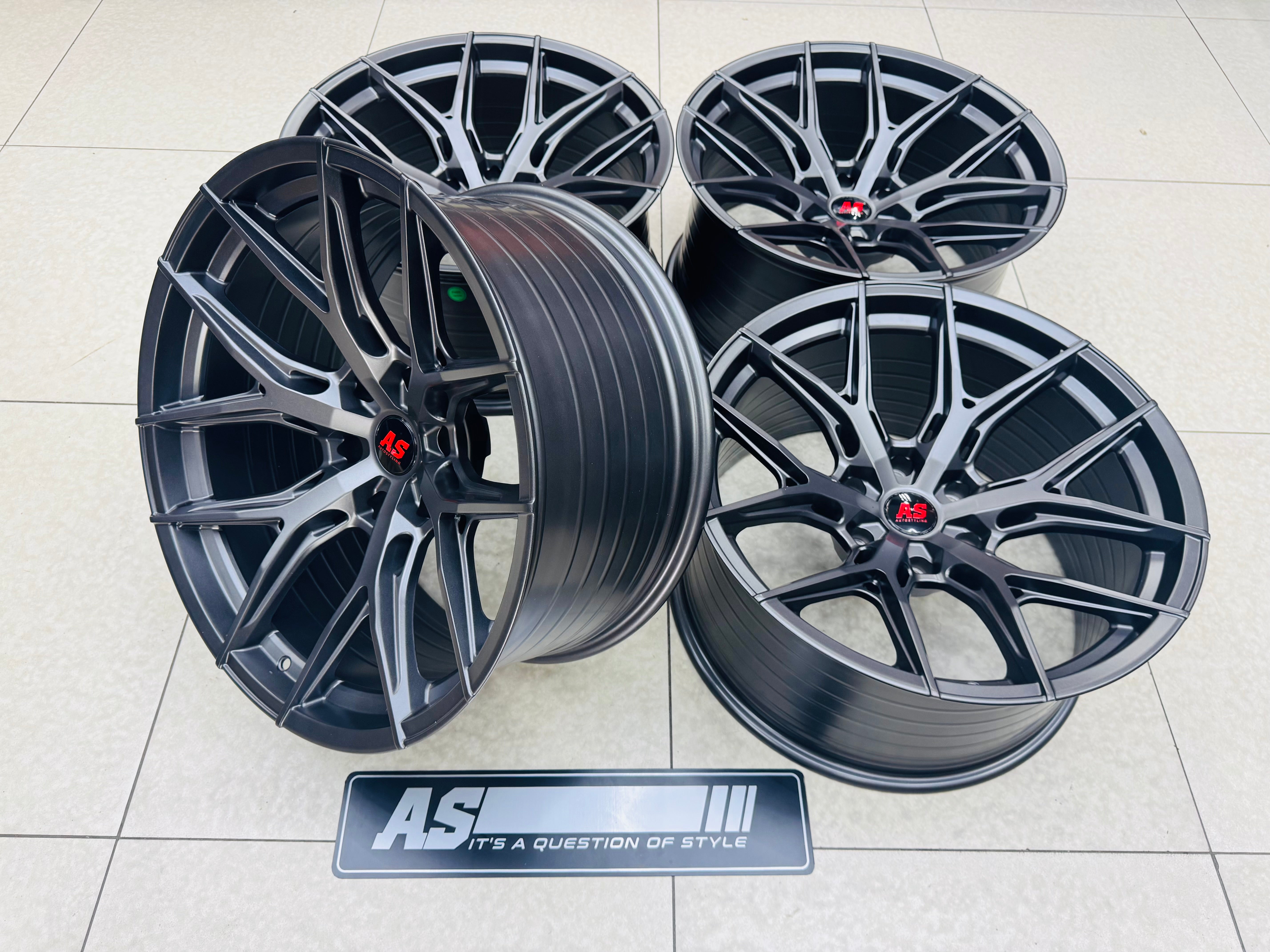 20” CONCAVO 05 SATIN GREY BAKKIE RIMS 6/139 PCD