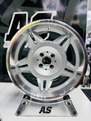 17” AS- GERMAN SPECS 8.5/10j 4/100  SILVER