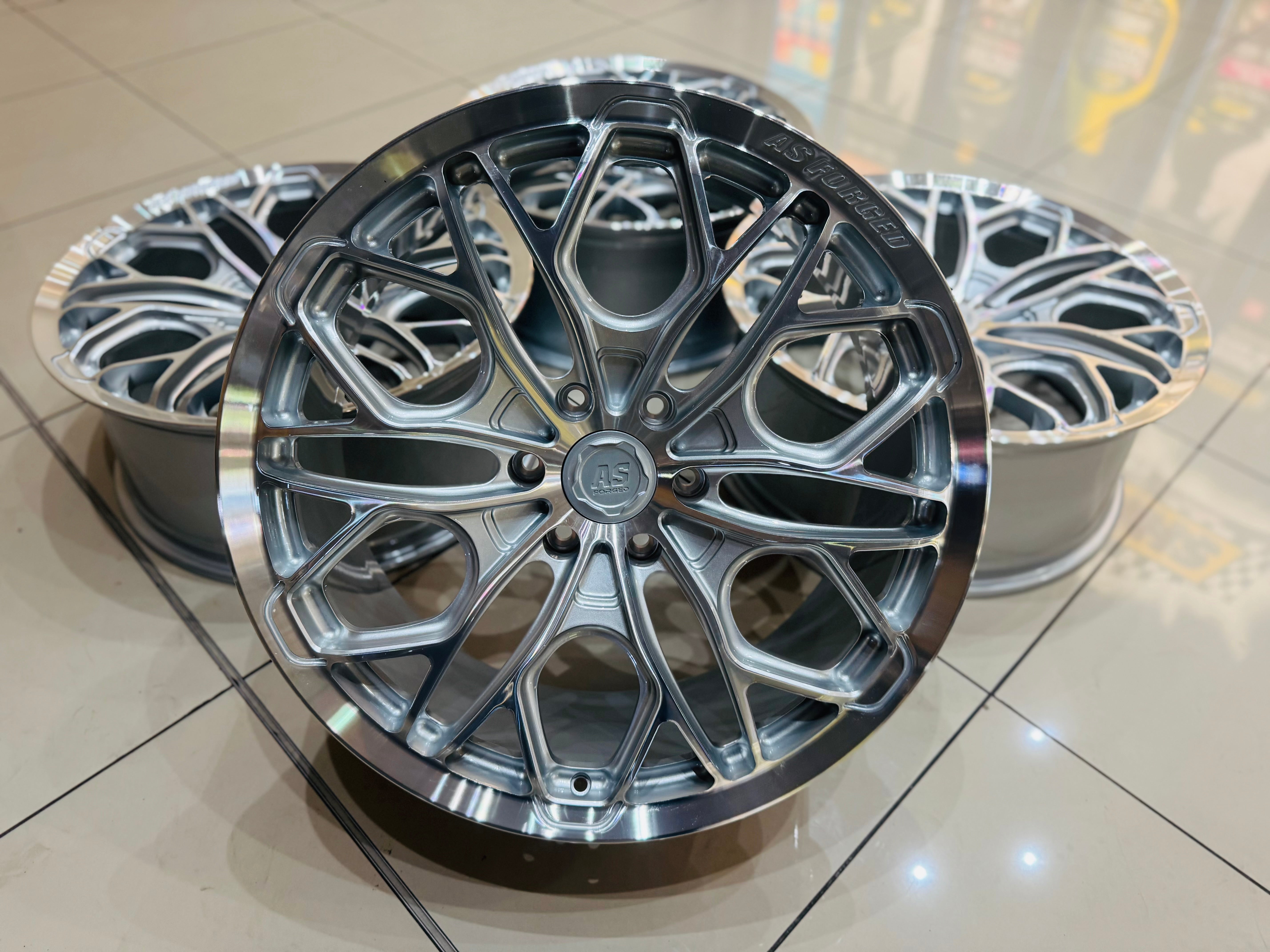 22 ” AS FULLY FORGED 014  RAPTOR RANGER/ RIMS 6/139 PCD