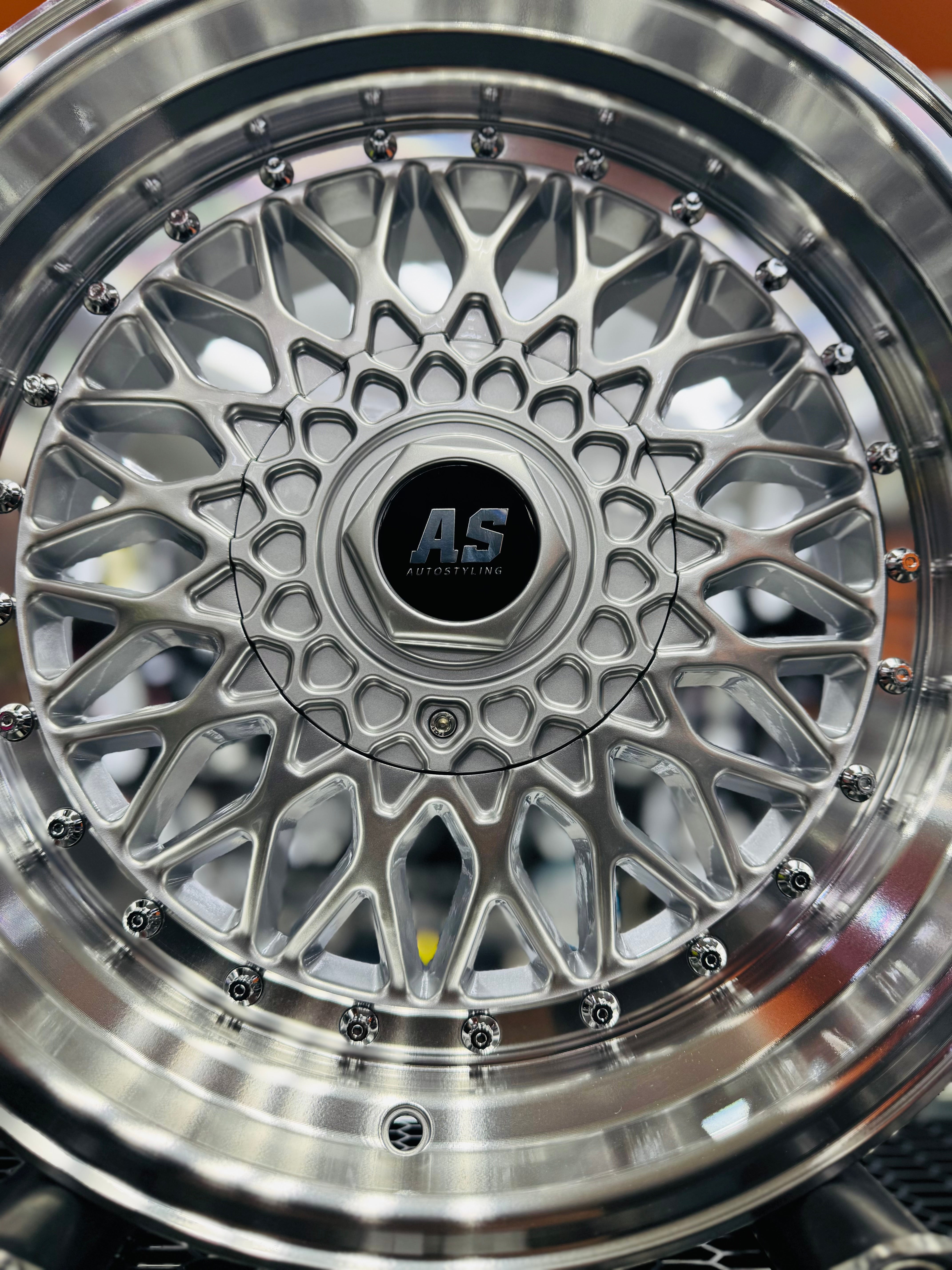 17” AS-MESH 8.5j 4x100 & 5x100  SILVER - Autostyling Klerksdorp