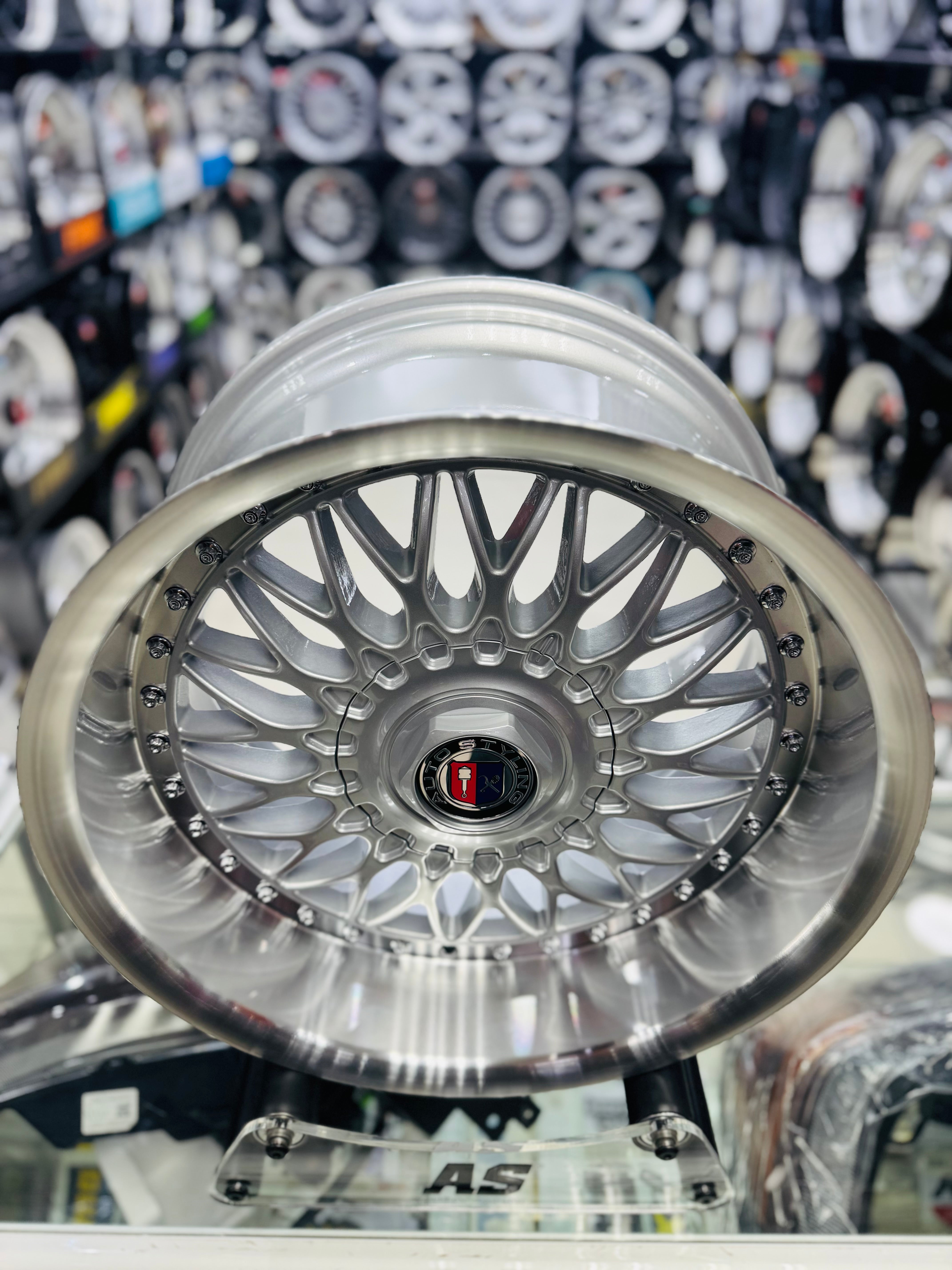 17” AS-SCORPION 8/9j 5/120 & 5/112 SILVER STUDS - Autostyling Klerksdorp