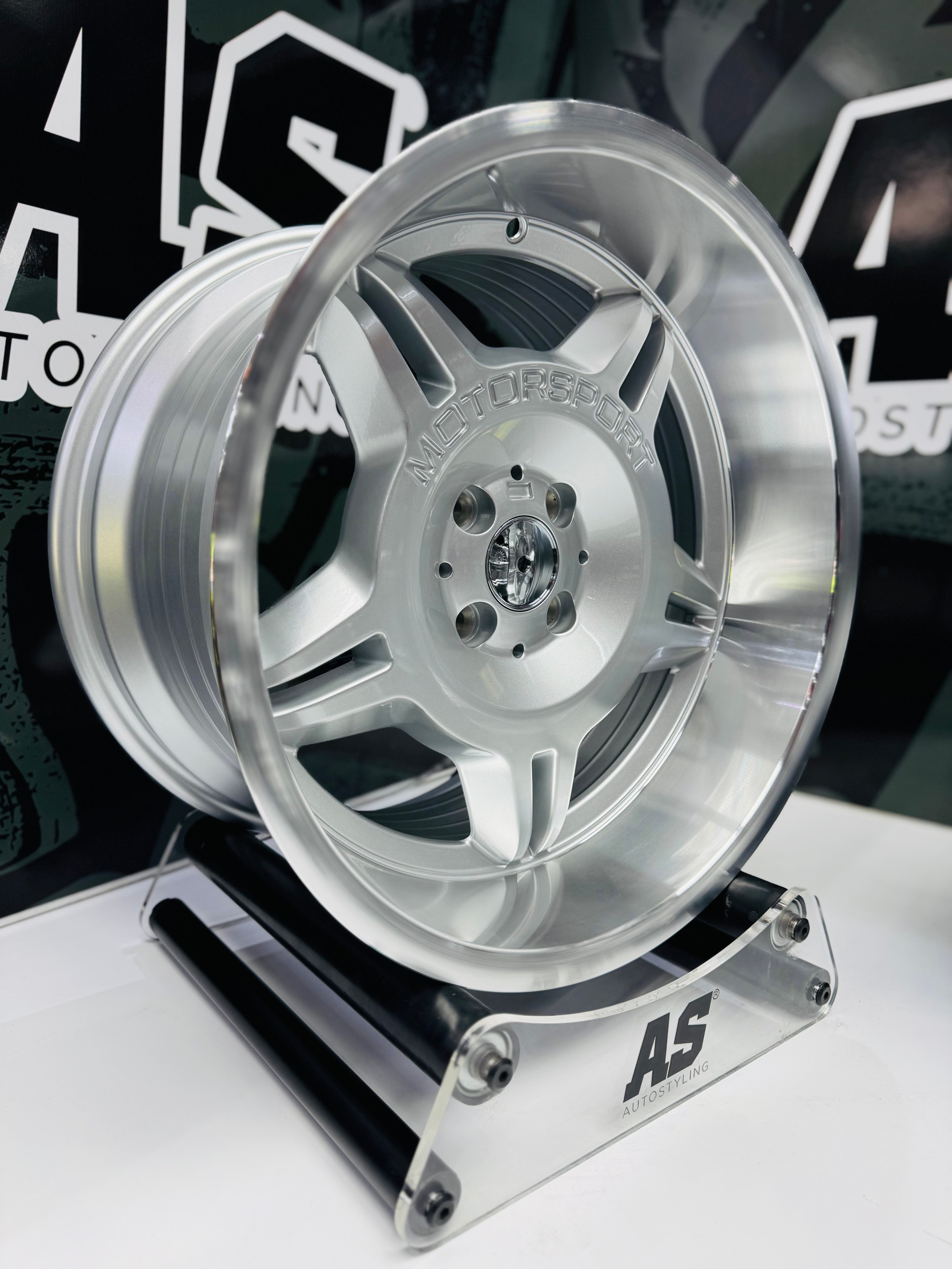 17” AS- GERMAN SPECS 8.5/10j 4/100  SILVER
