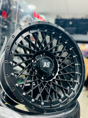 17” AS- X085 4x4 rims  6/139 9J  et0