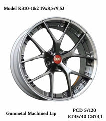 19” AS- K310  ( 5x120 BMW ) GREY