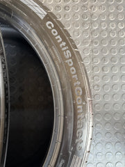 255/40/20 CONTINENTAL  SPORT CONTAC 5 TYRES  (USED) 50% TREAD sold in set of 2