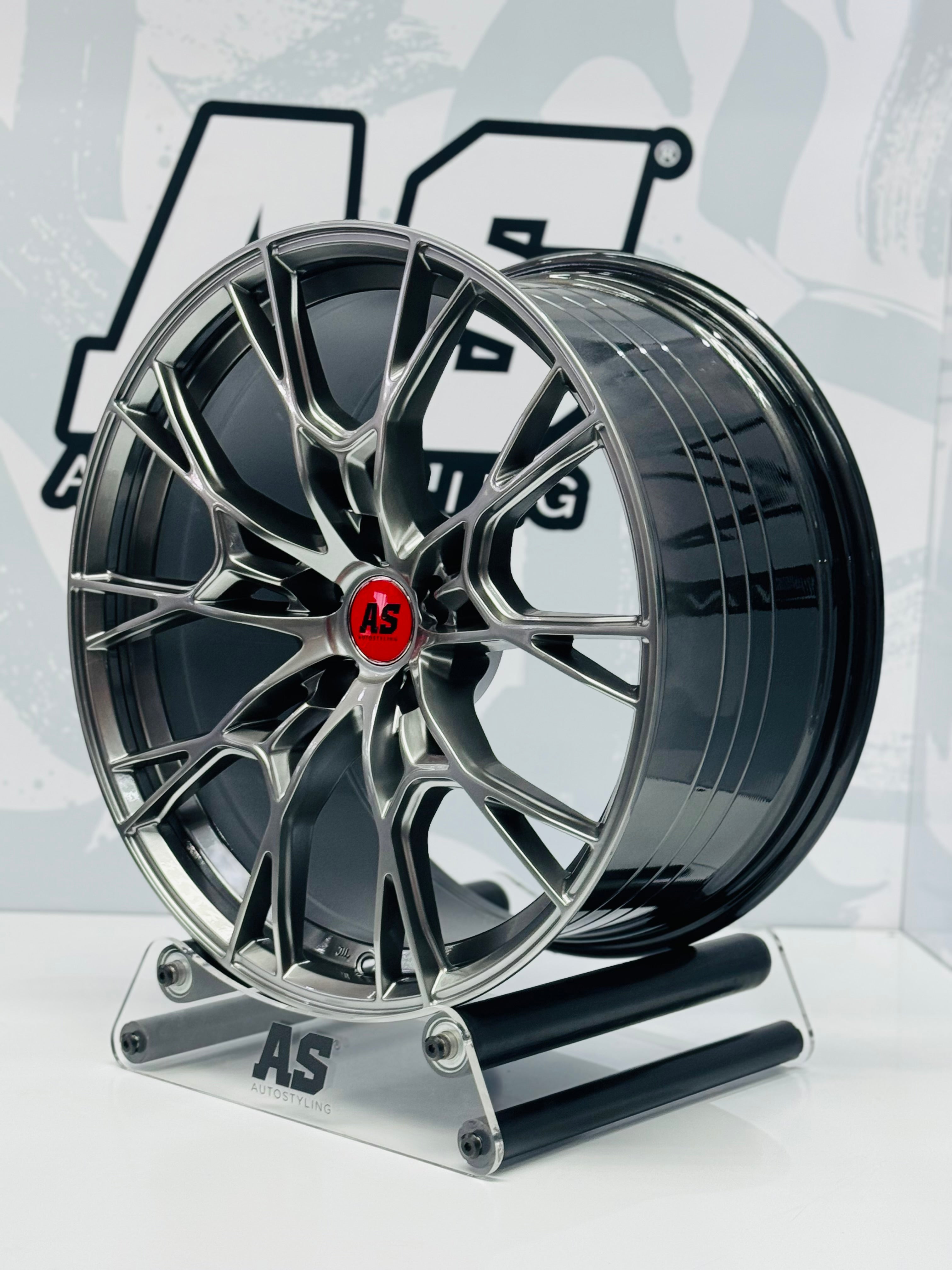 19” AS-F33XL6002 FLOWFORMED WHEELS ( 5x112 MERC & AUDI  ) GUNMETAL