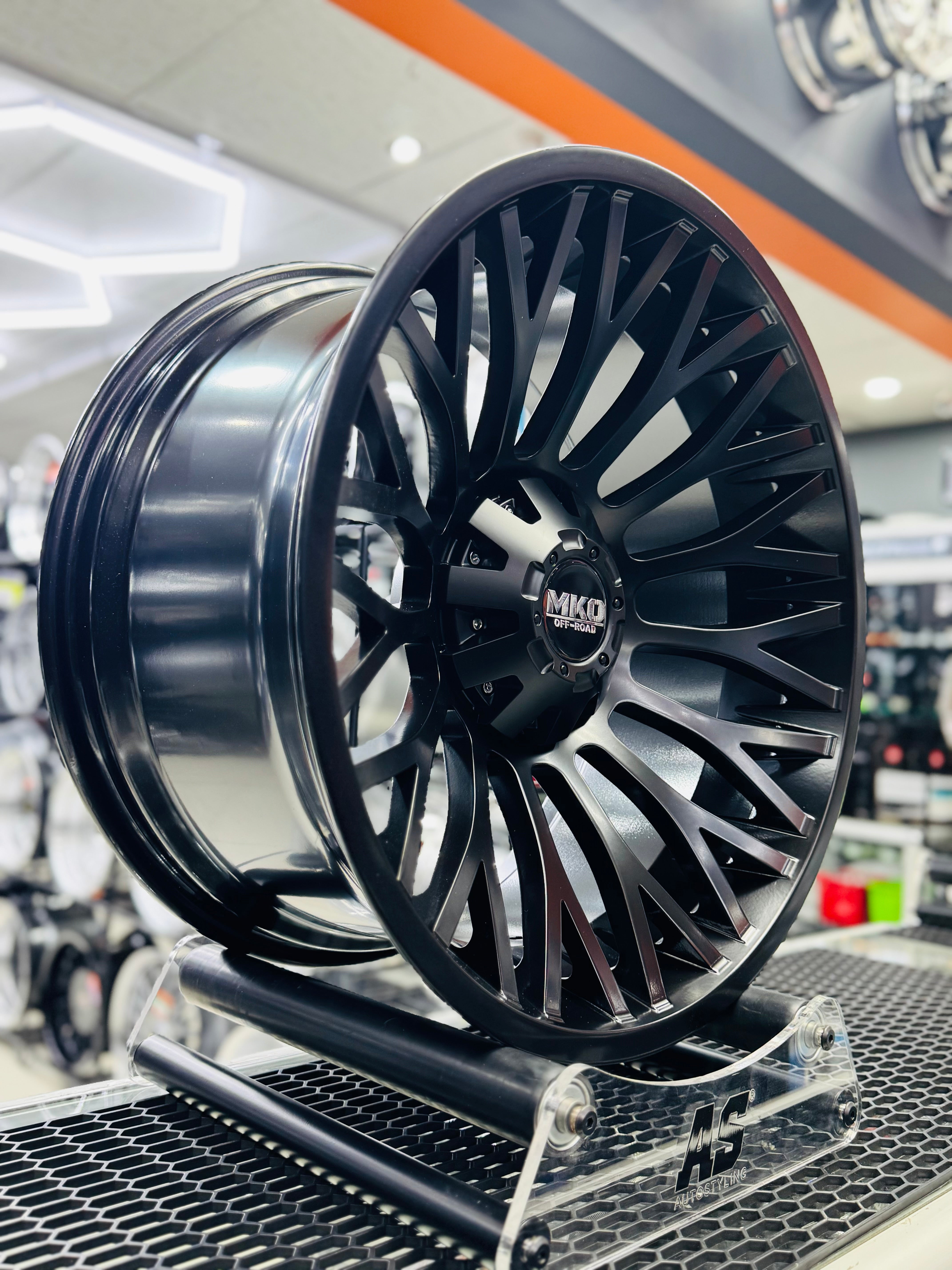 20” MKO OFF-ROAD AS-F661014 20X10J GLOSS Matt black bakkie 4x4 rims