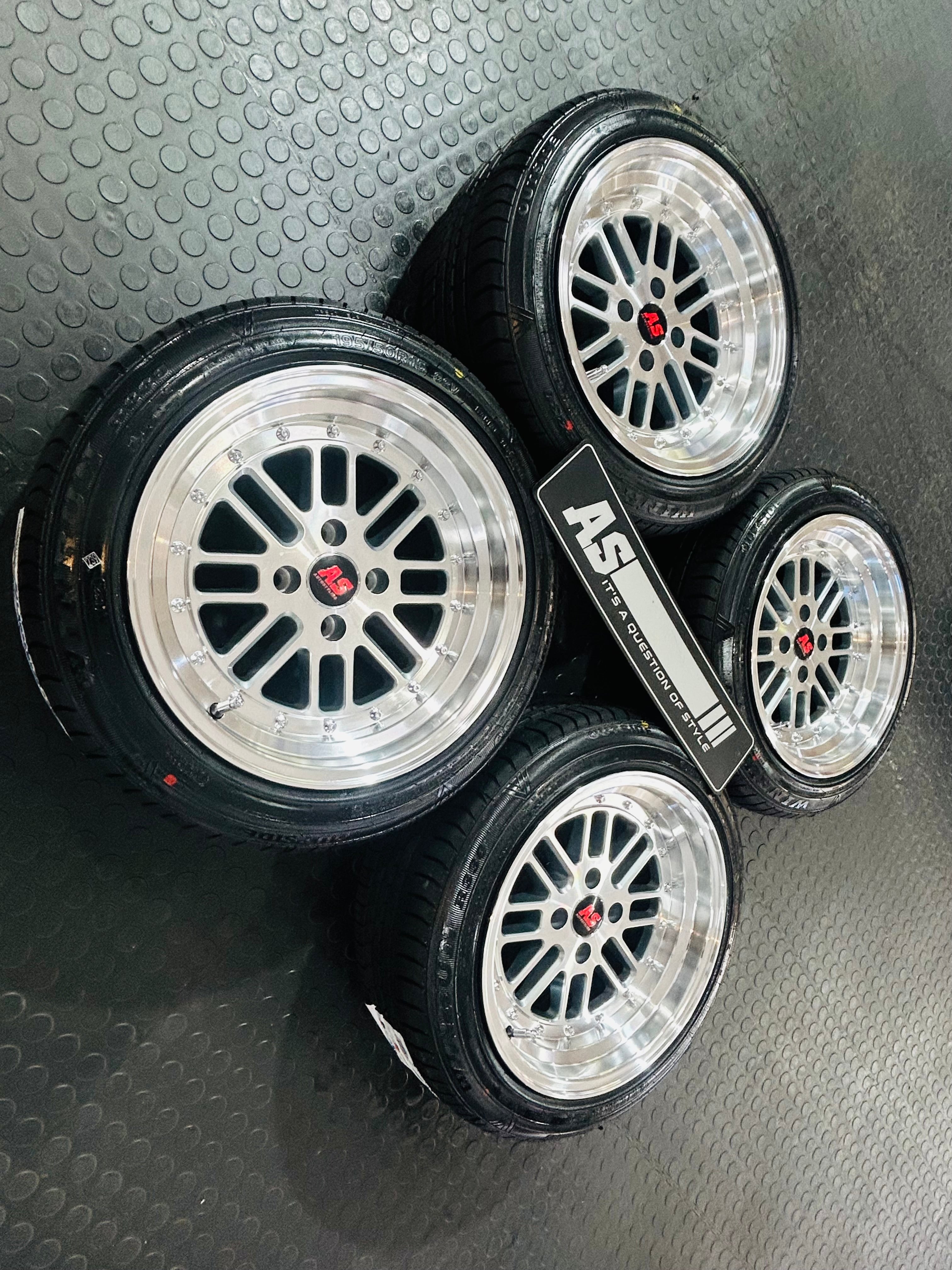 RIM & TYRE COMBO DEAL 15” 2009   4x100 + 195/50/15  TYRES  - BRAND NEW