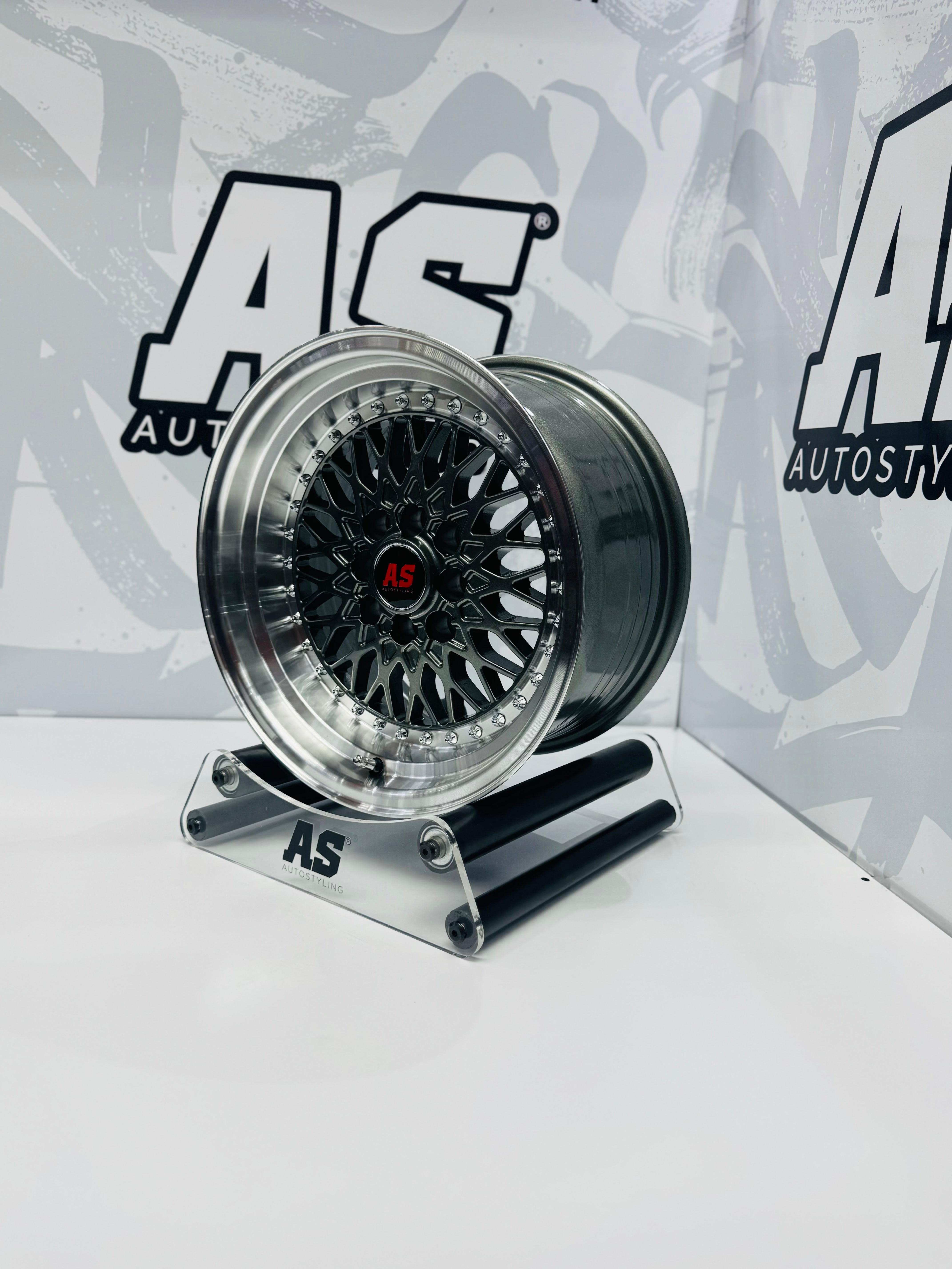 15” AS-7570  MESH  grey 4/100 4/114 wheels