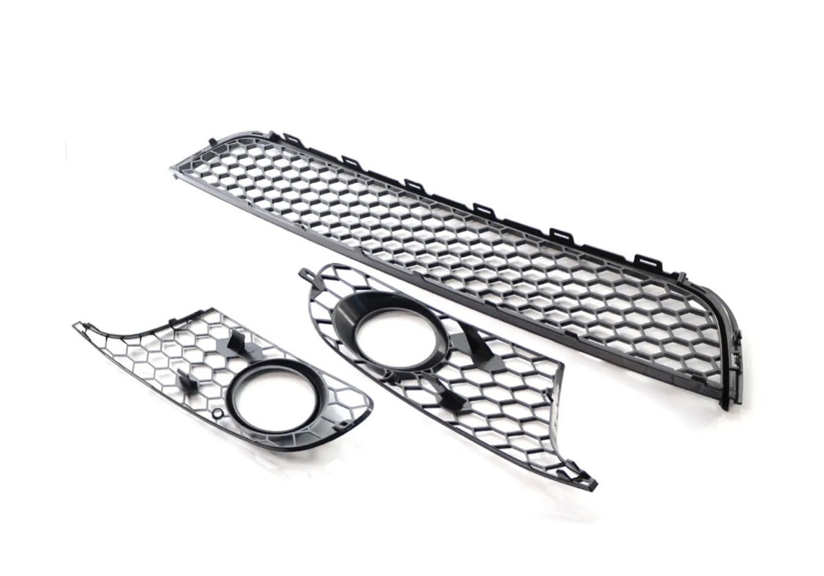 VW GOLF  6 (non gti ) BUMPER GRILL KIT