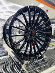 19” AMG GLOSS BLACK 5x112 narrow wide wheels - Autostyling Klerksdorp