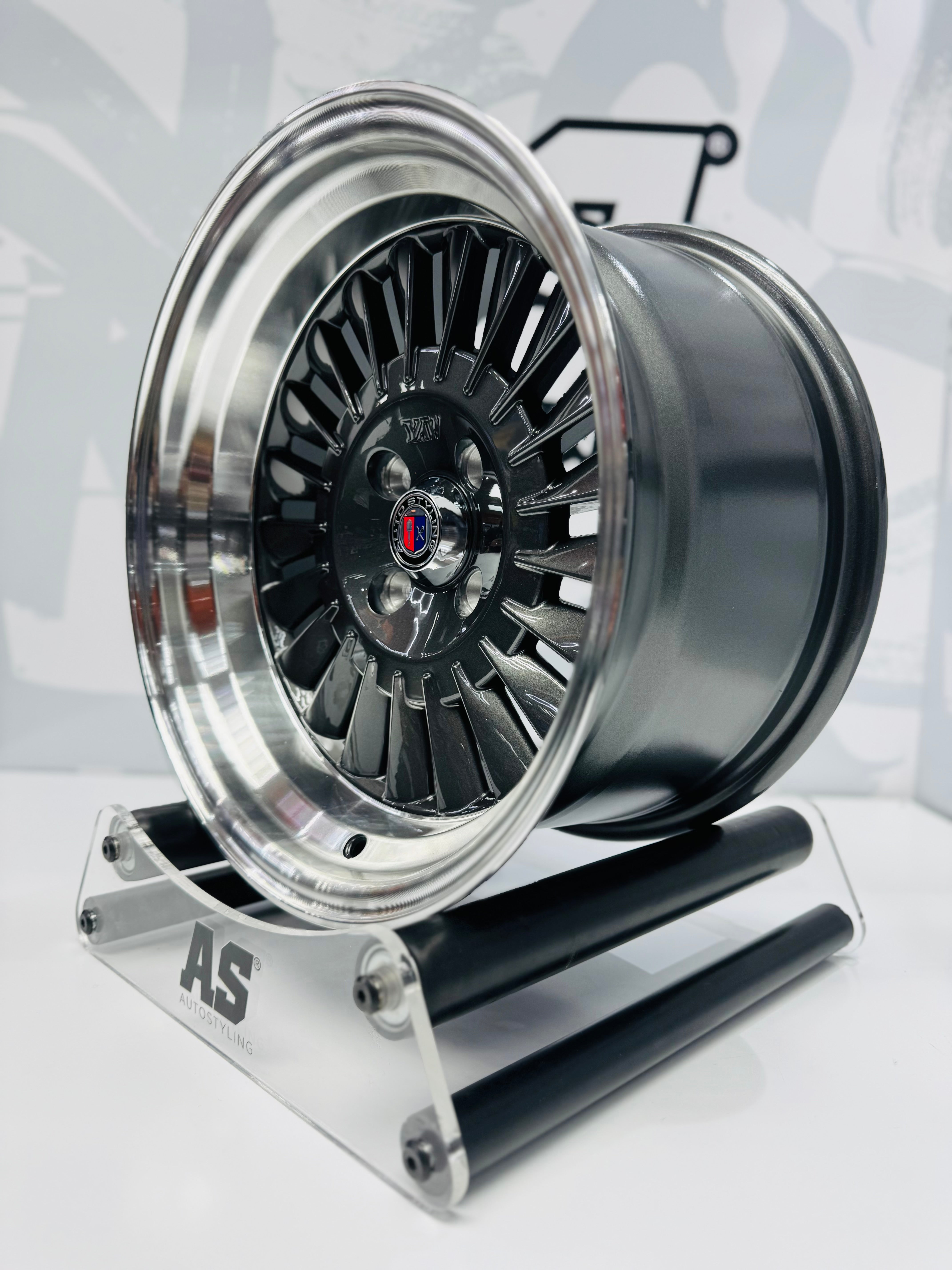 15” AS-PIRI 4/100 GUNMETAL WHEELS