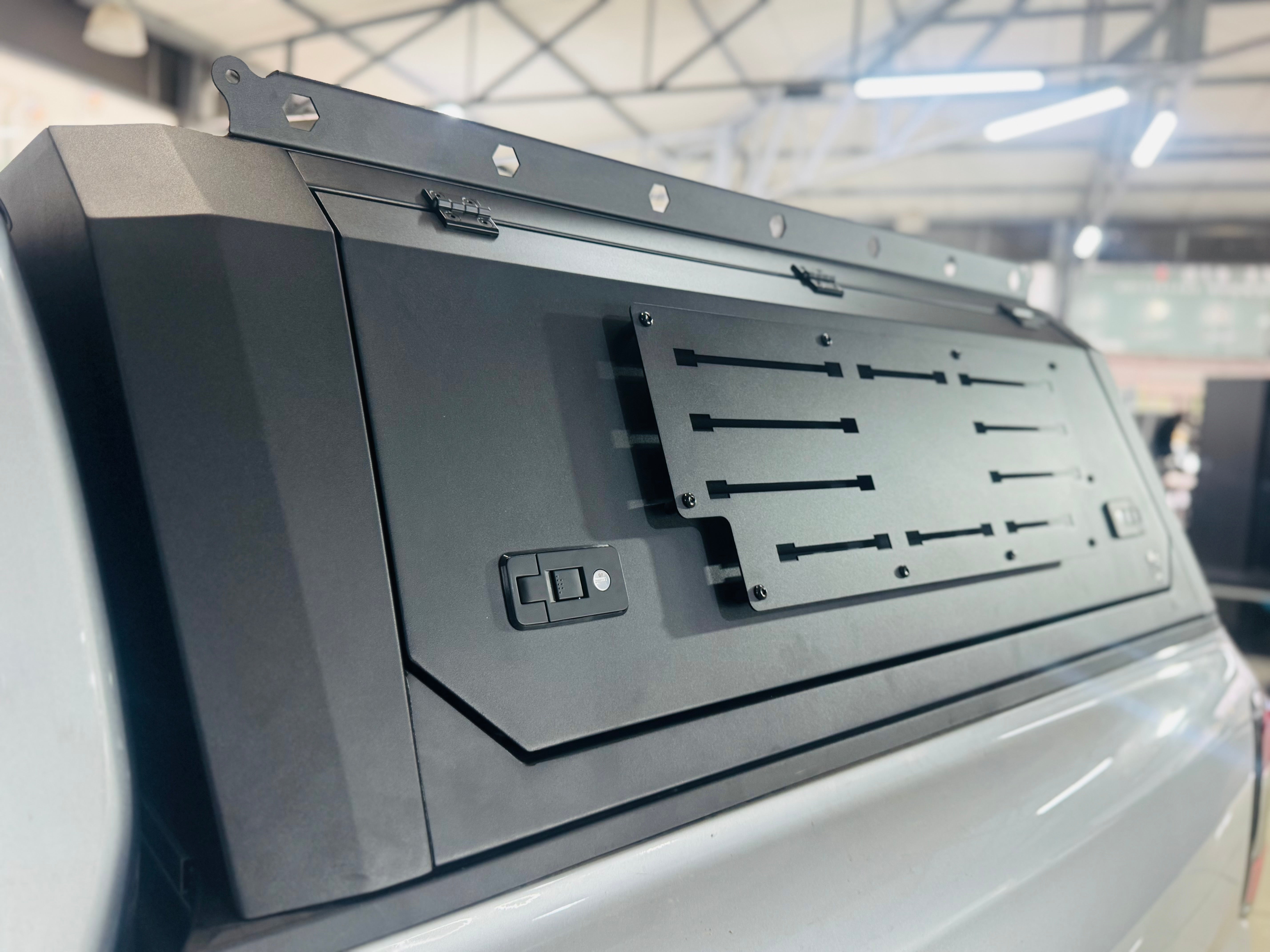 FORD RANGER T6 T7 T8 BLACK STEEL RAMBO CANOPY