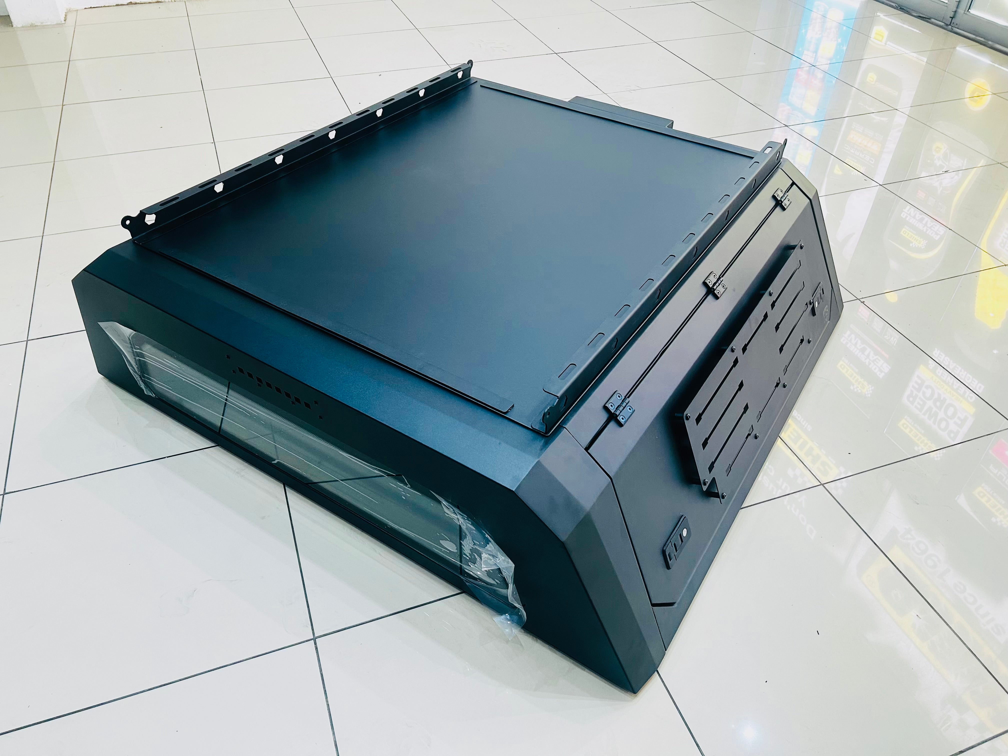 FORD RANGER T6 T7 T8 BLACK STEEL RAMBO CANOPY
