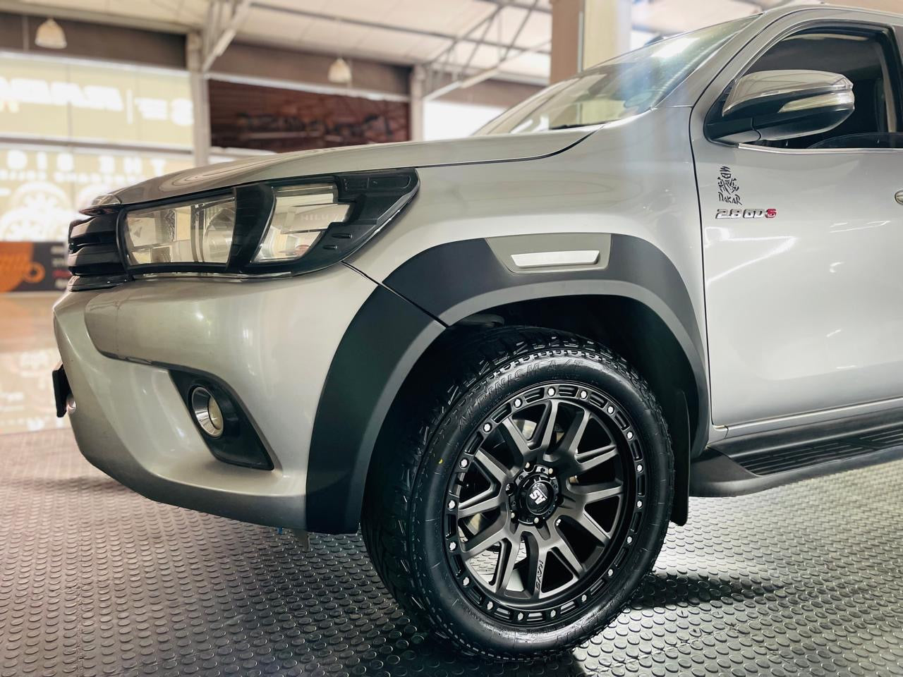 Toyota Hilux Rocco Style Fender Flares WIDE Wheel Arches (Fits 2016 - 2019 model Hilux)