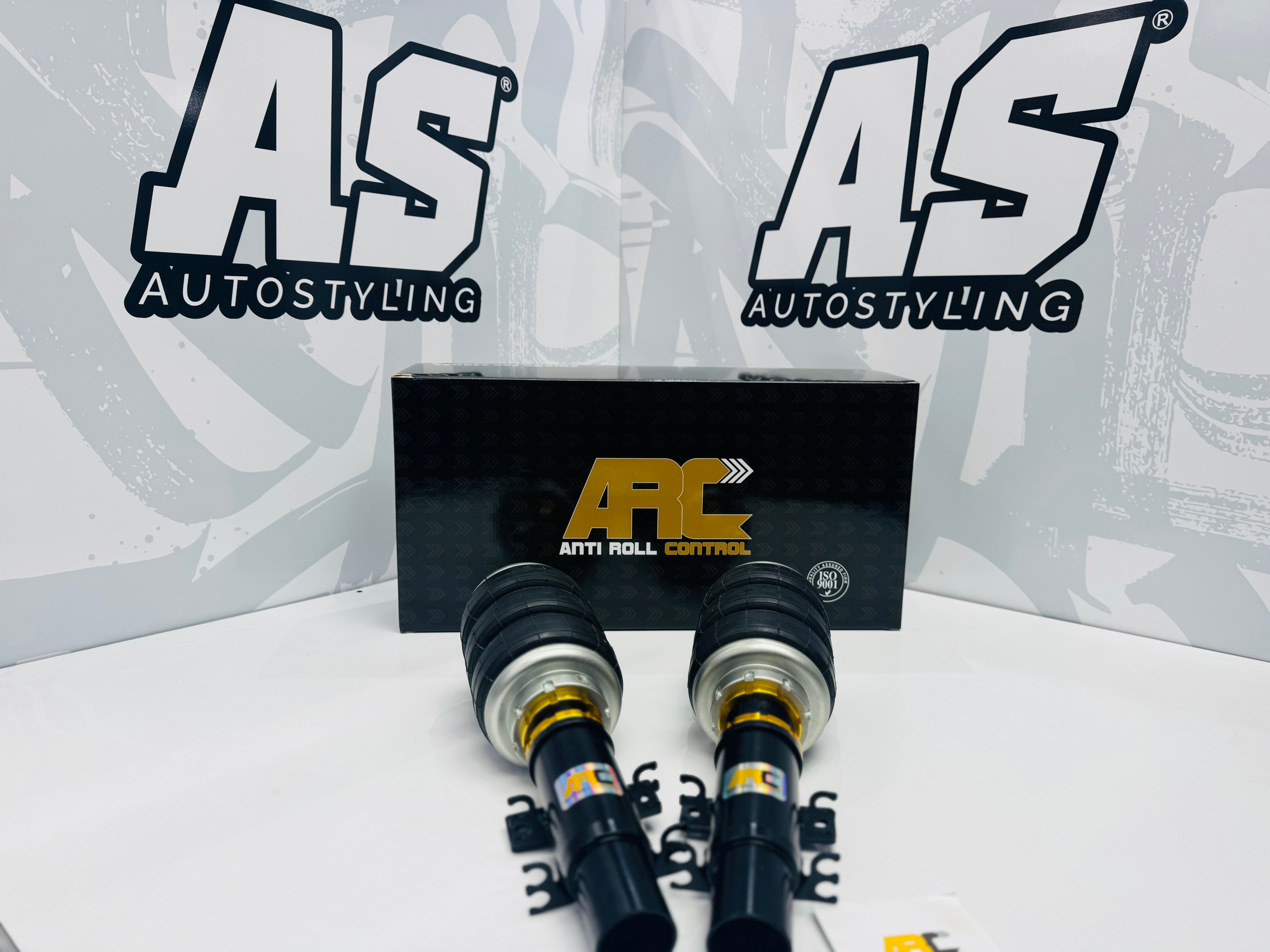 POLO 9n (bujwa)  ARC  AIR SUSPENSION STRUTS FRONTS HEIGHT ADJUSTABLE