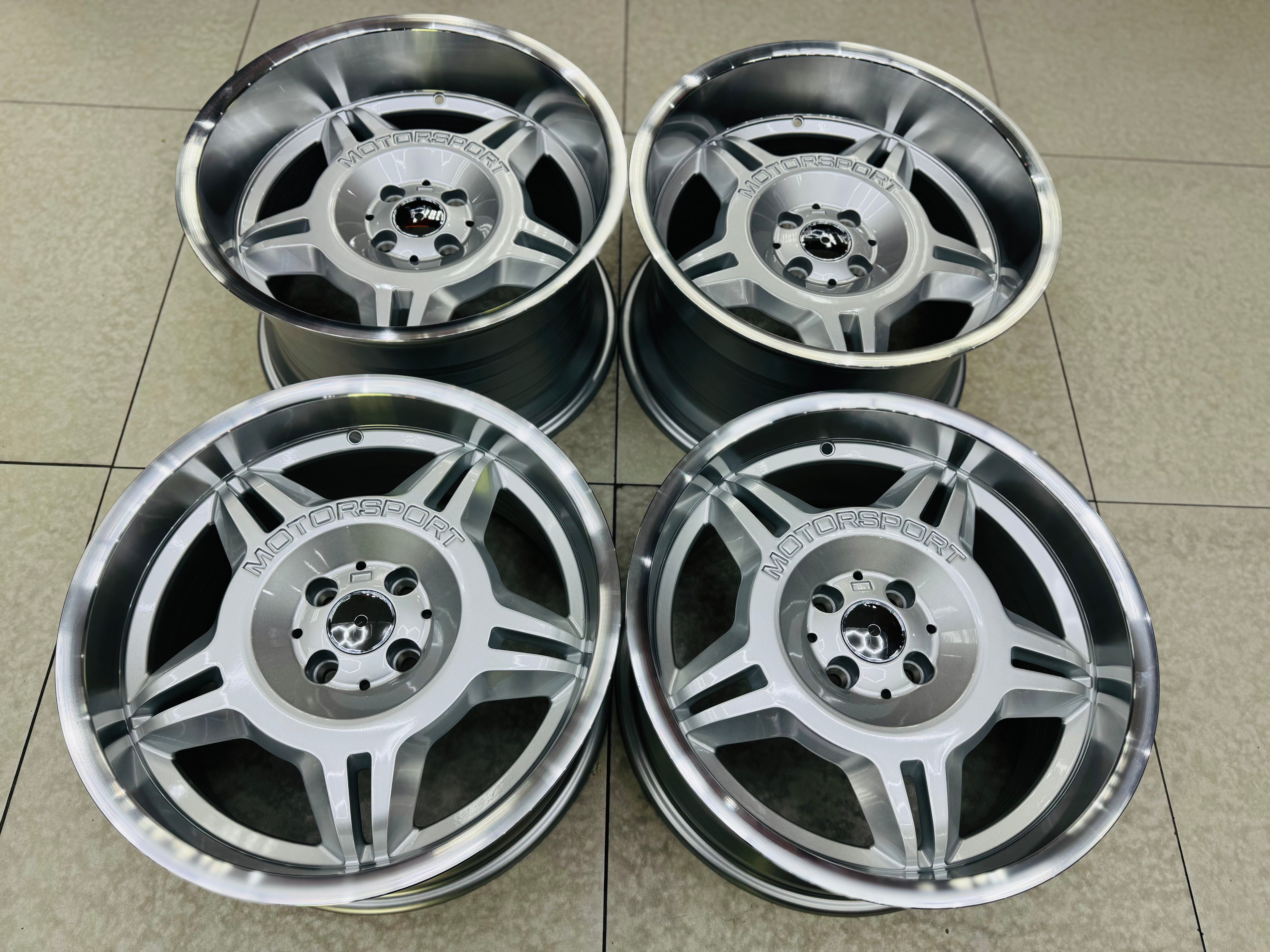 17” AS- GERMAN SPECS 8.5/10j 4/100  SILVER