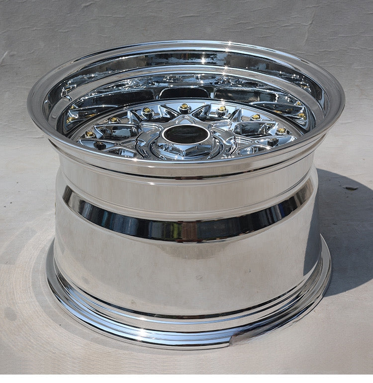 16” AS-RC CHROME 4x100 & 5x100 multi hole arriving MAY 2025