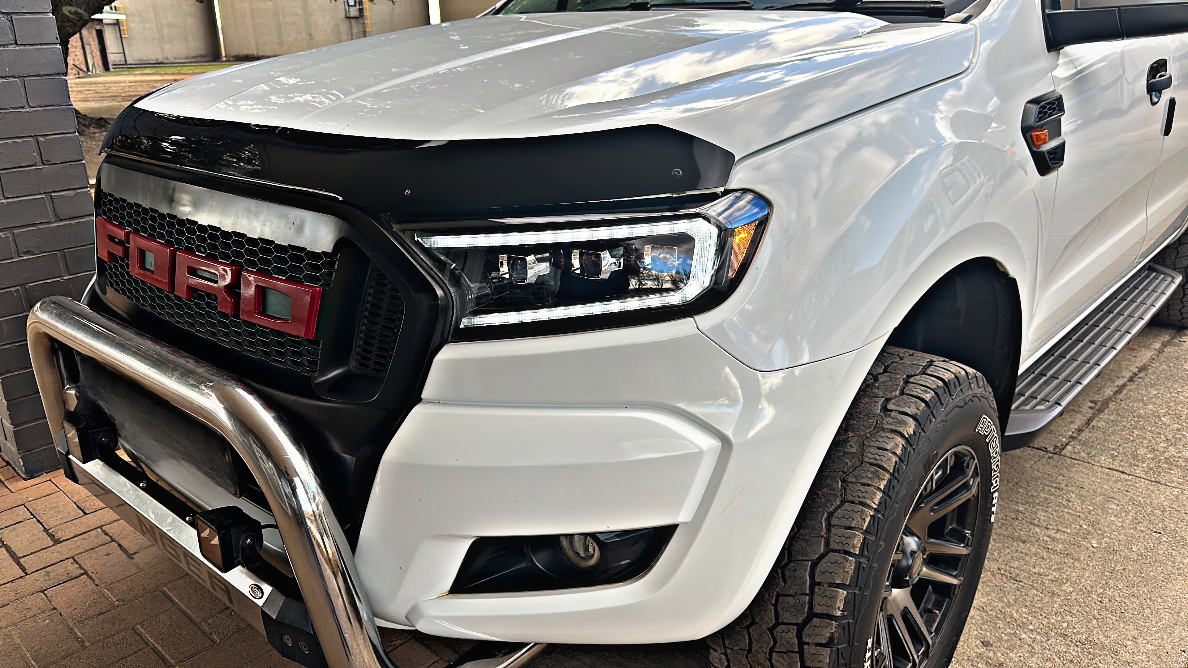 Ford Ranger VLAND Headlights Tri-Projector style 2016+ to 2022