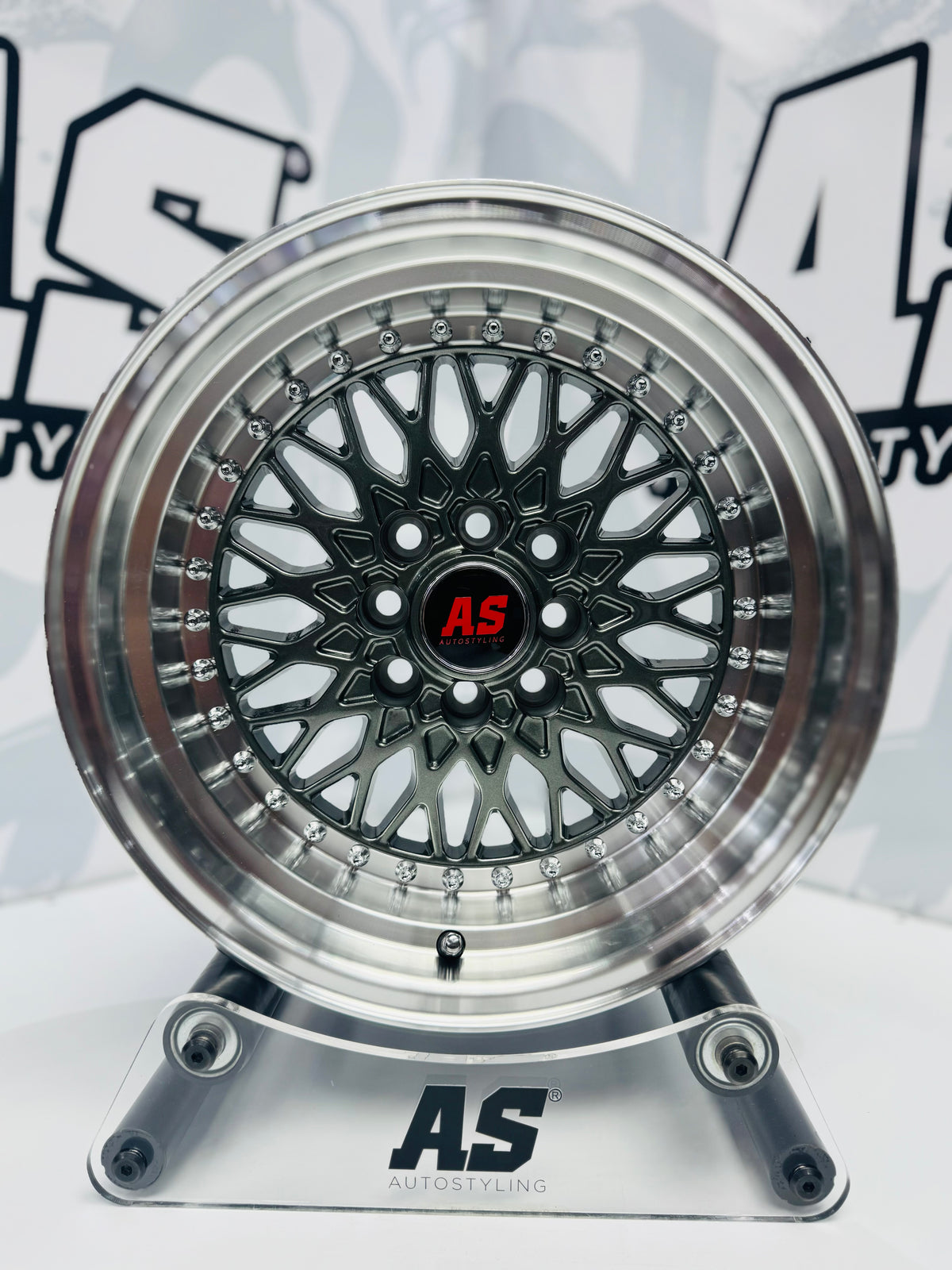 15” AS-7570  MESH  grey 4/100 4/114 wheels