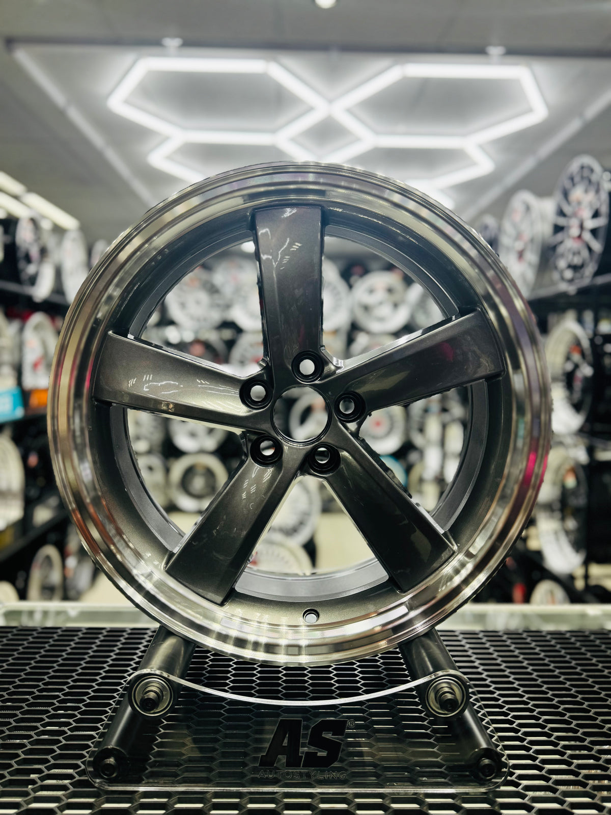 17" AS- RIVAZZA  REPS 5/100 GUNMETAL WHEELS - Autostyling Klerksdorp