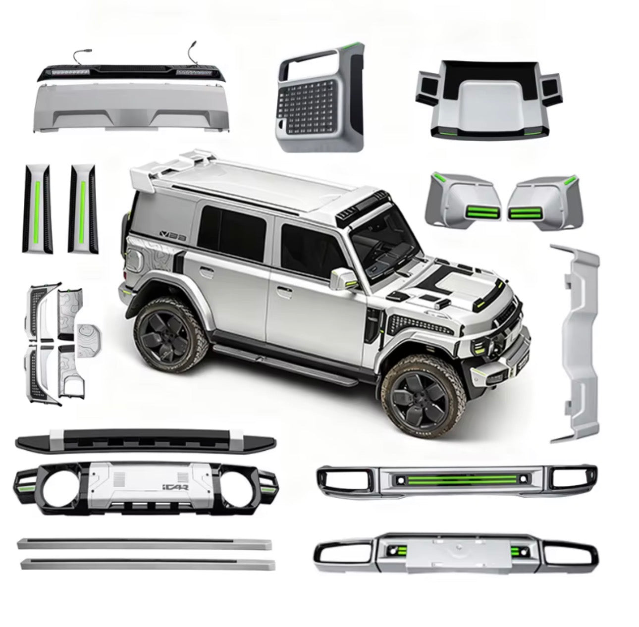 iCuar v23 Neo armor  body kit