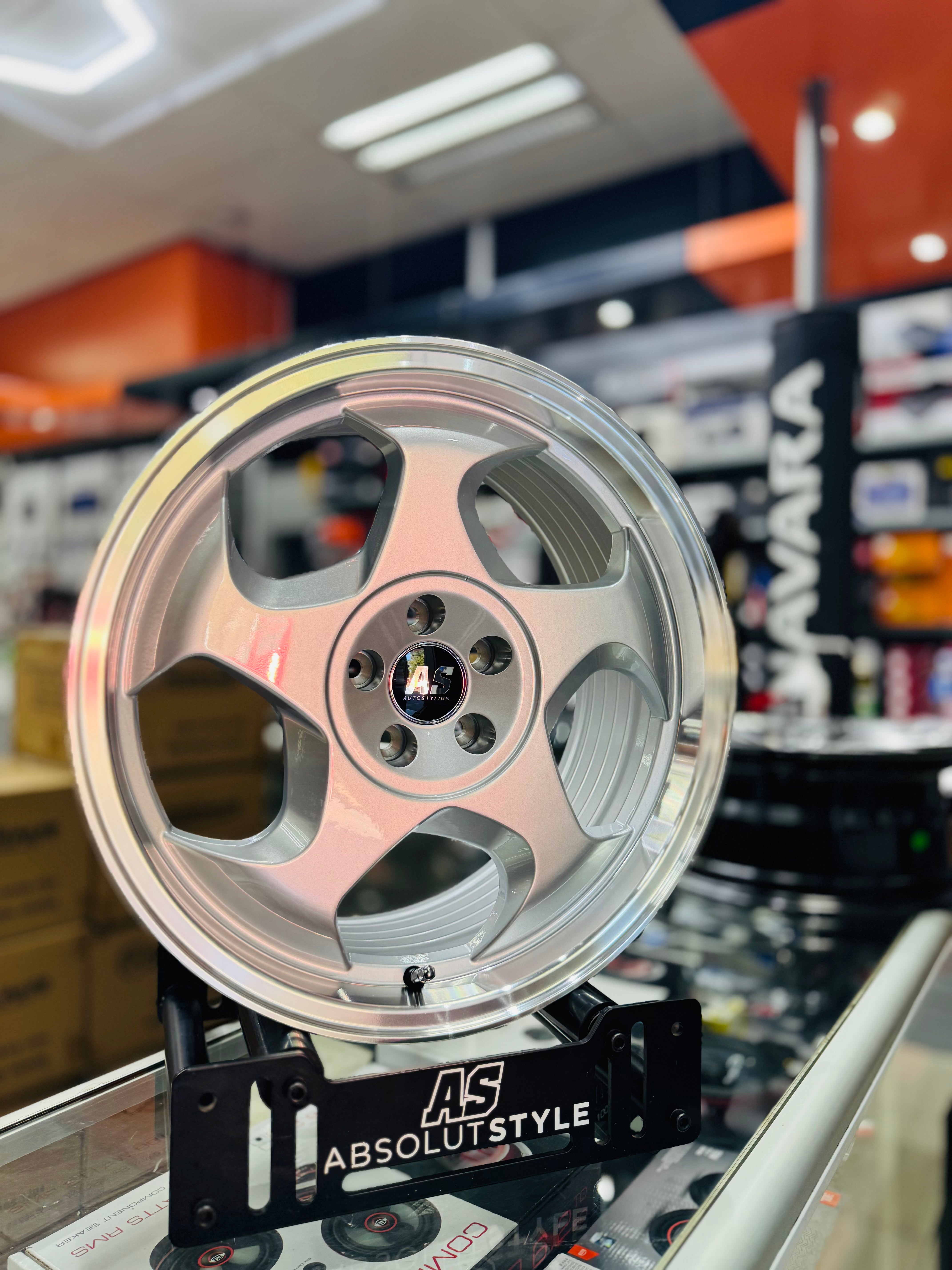 As Rims 17 17” AS- THROWING STARS 5/100 SILVER RIMS – Autostyling Klerksdorp