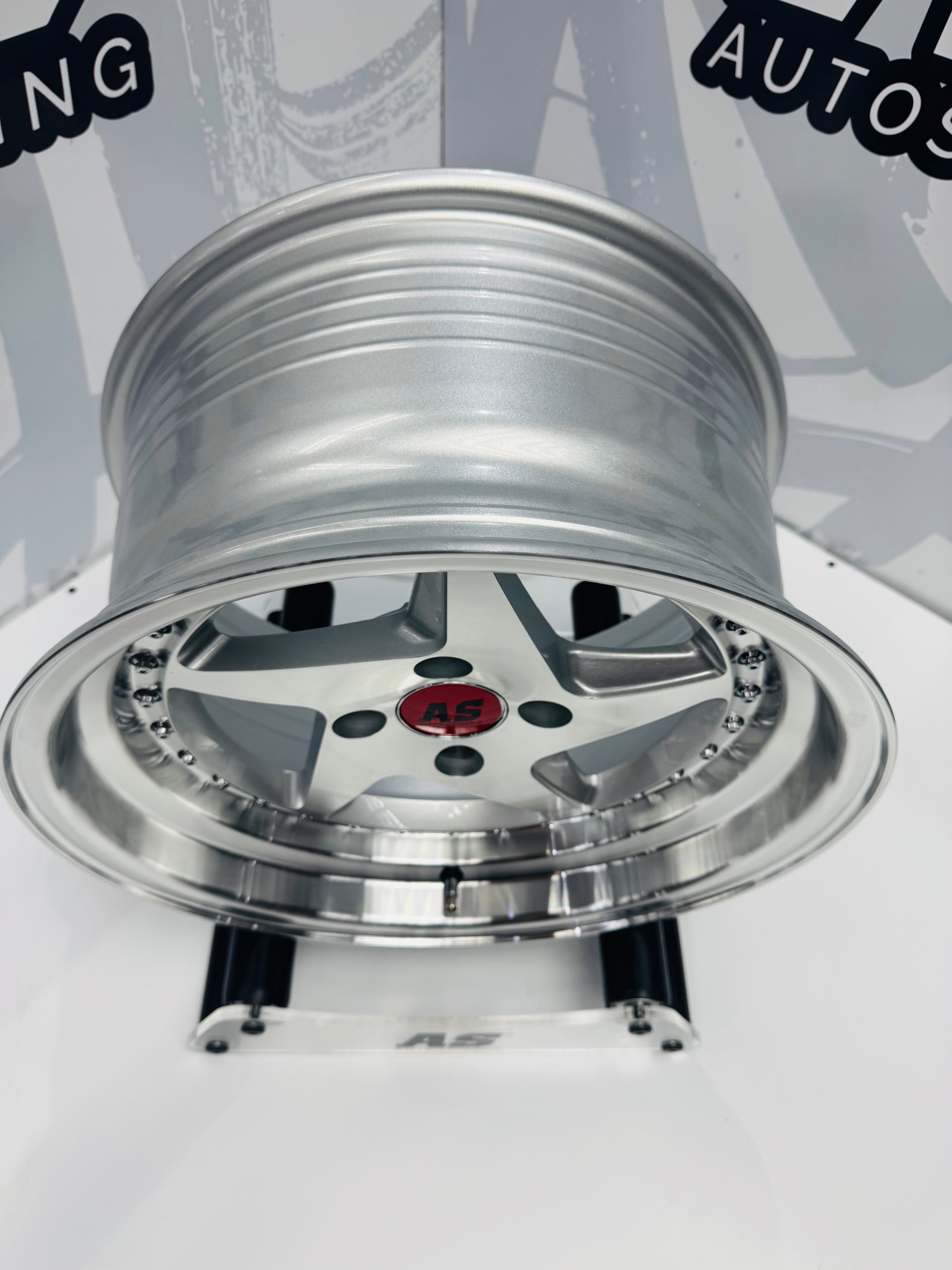 15” AS- RARI M7903 4/100 Silver machine face