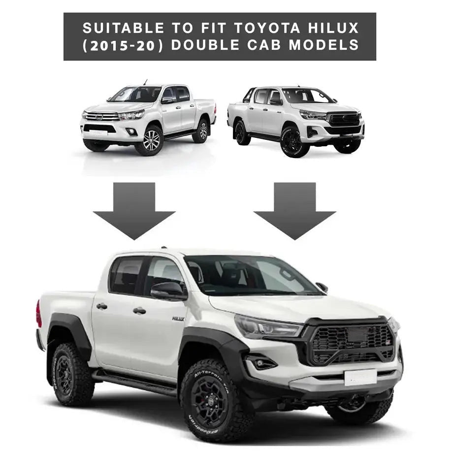 Toyota Hilux (2021-2025) GR Sport Style Conversion Body Kit excludes Headlights & Taillights