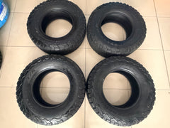 285/70/17  BF GOODRICH KO2 AT TYRES USED 50-60% thread   ( RAPTOR OEM TYRE) SOLD IN A SET OF 4